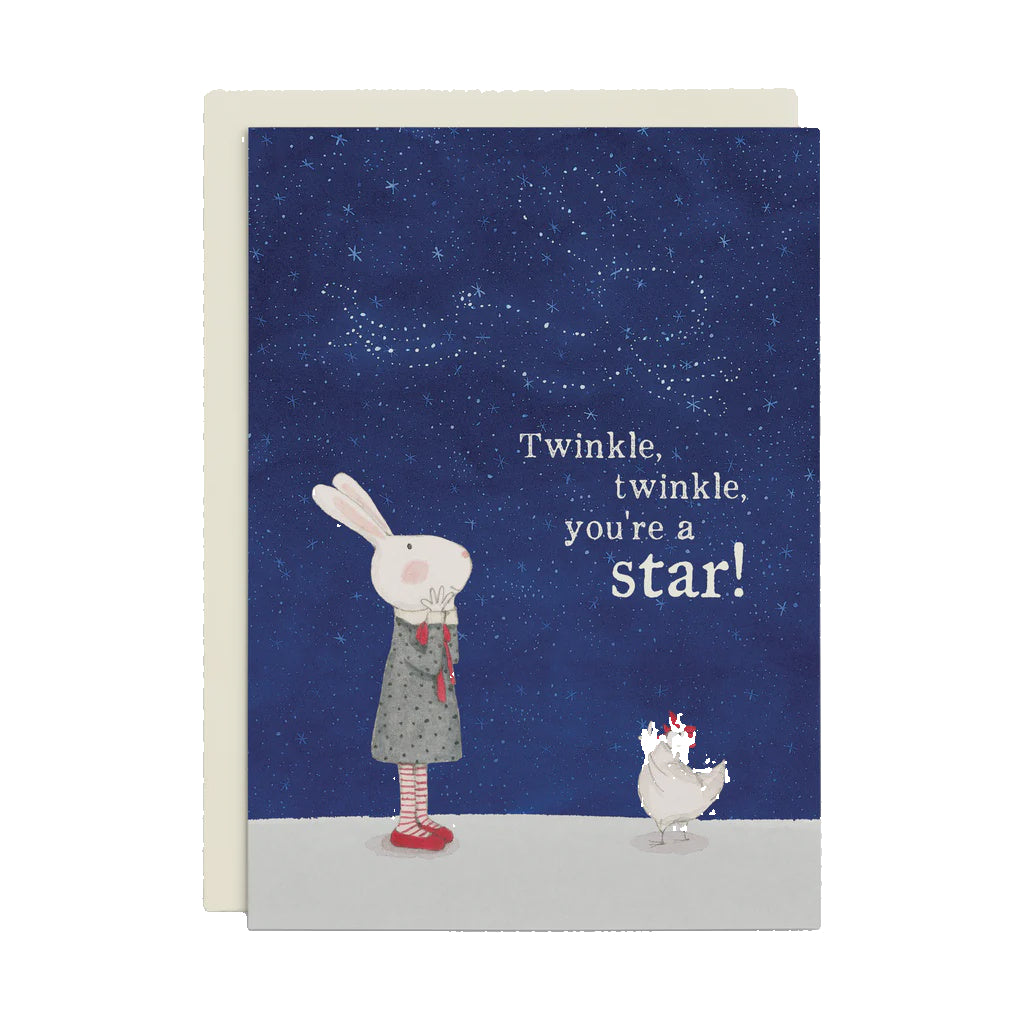 Twinkle, twinkle little star - Ruby Red Shoes Greeting Card | Ruby Red Shoes