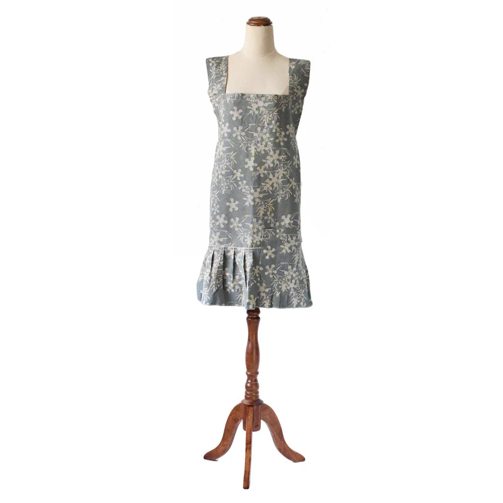 Myrtle Pinafore Apron || Slate | Saffron Inc.
