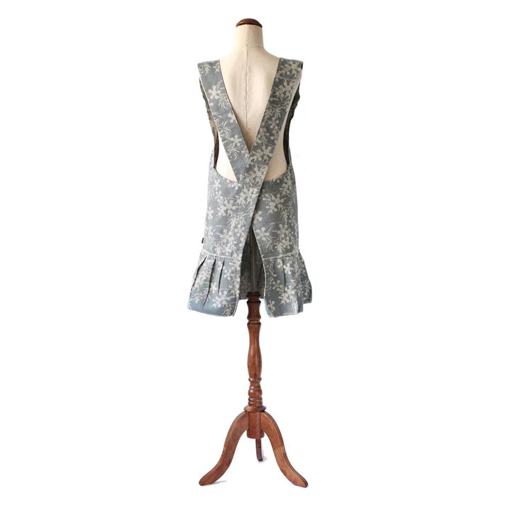 Myrtle Pinafore Apron || Slate | Saffron Inc.