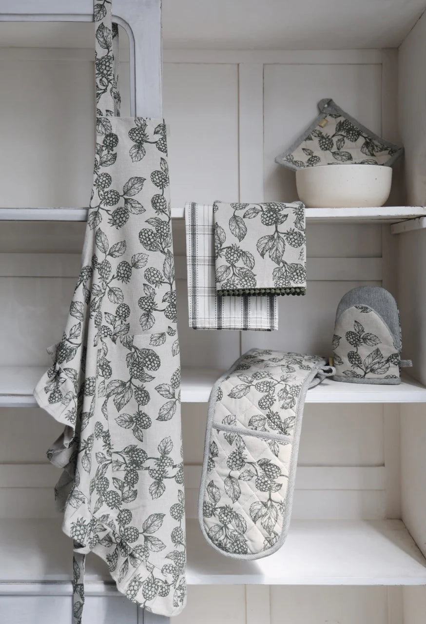 Berry Double Oven Glove - Olive | Raine & Humble