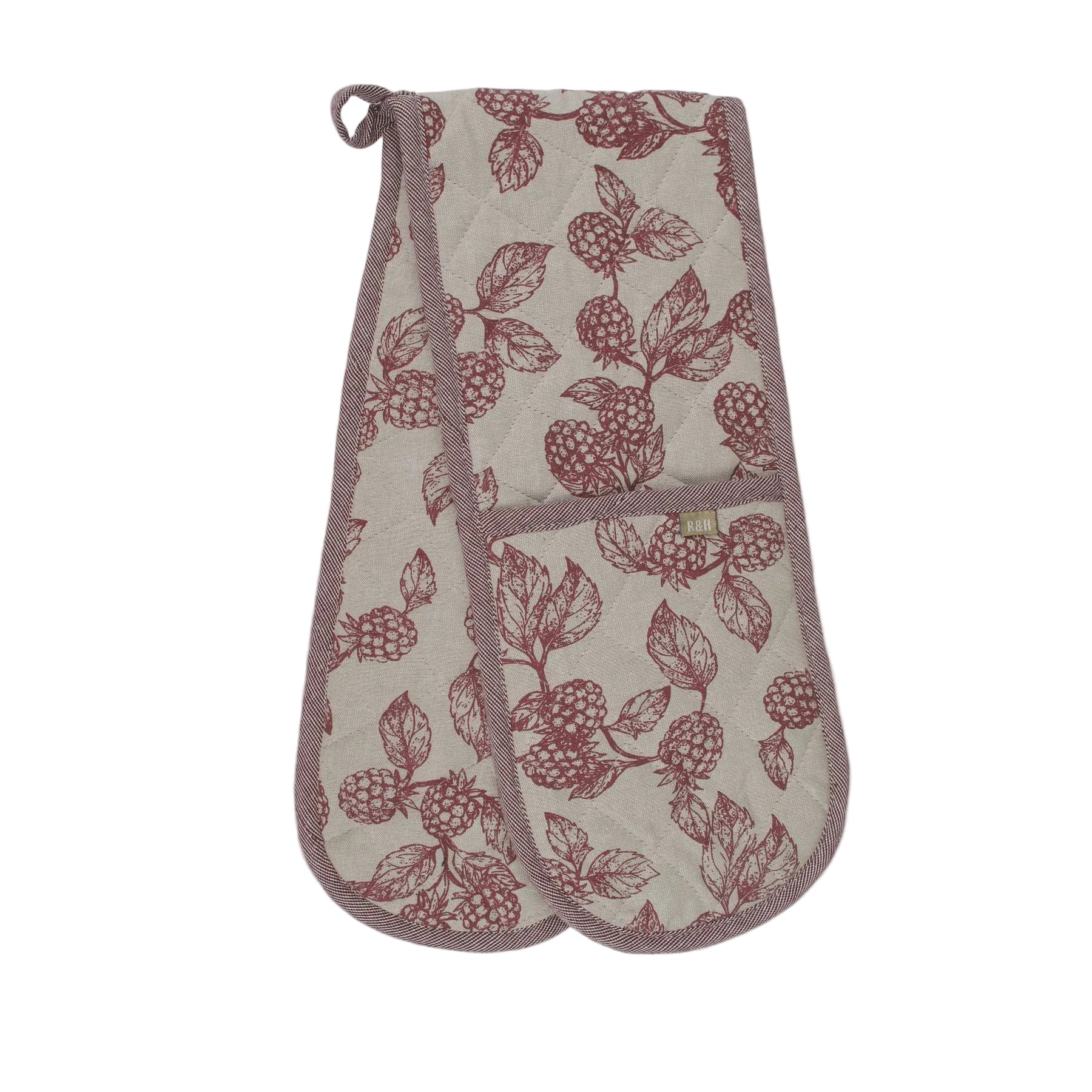Berry Double Oven Glove - Red | Raine & Humble