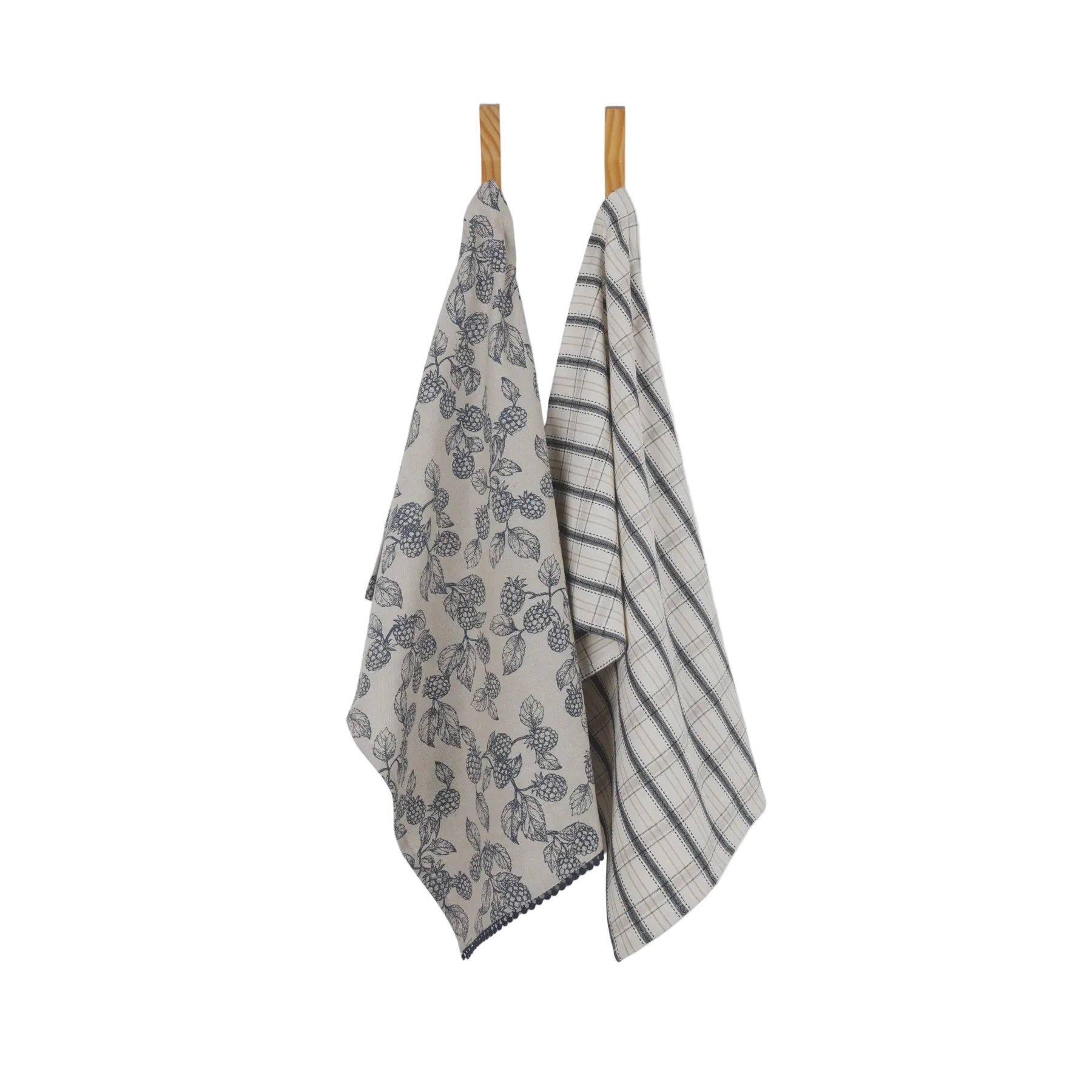 Berry Tea Towel - Blue - 2 Pack | Raine & Humble