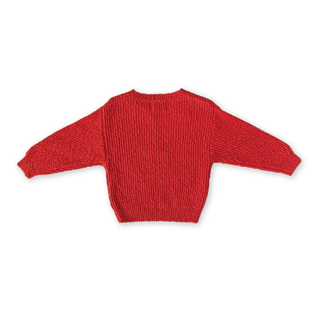 Organic Textured Boucle Knit Pull Over - Sauce | Grown