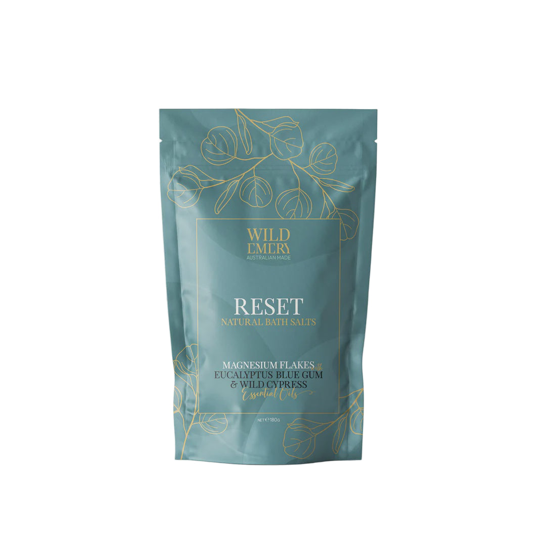 Natural Bath Salts - Reset - 180g | Wild Emery