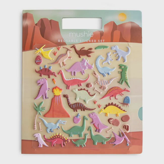 Reusable Sticker Set - Dinosaurs | Mushie