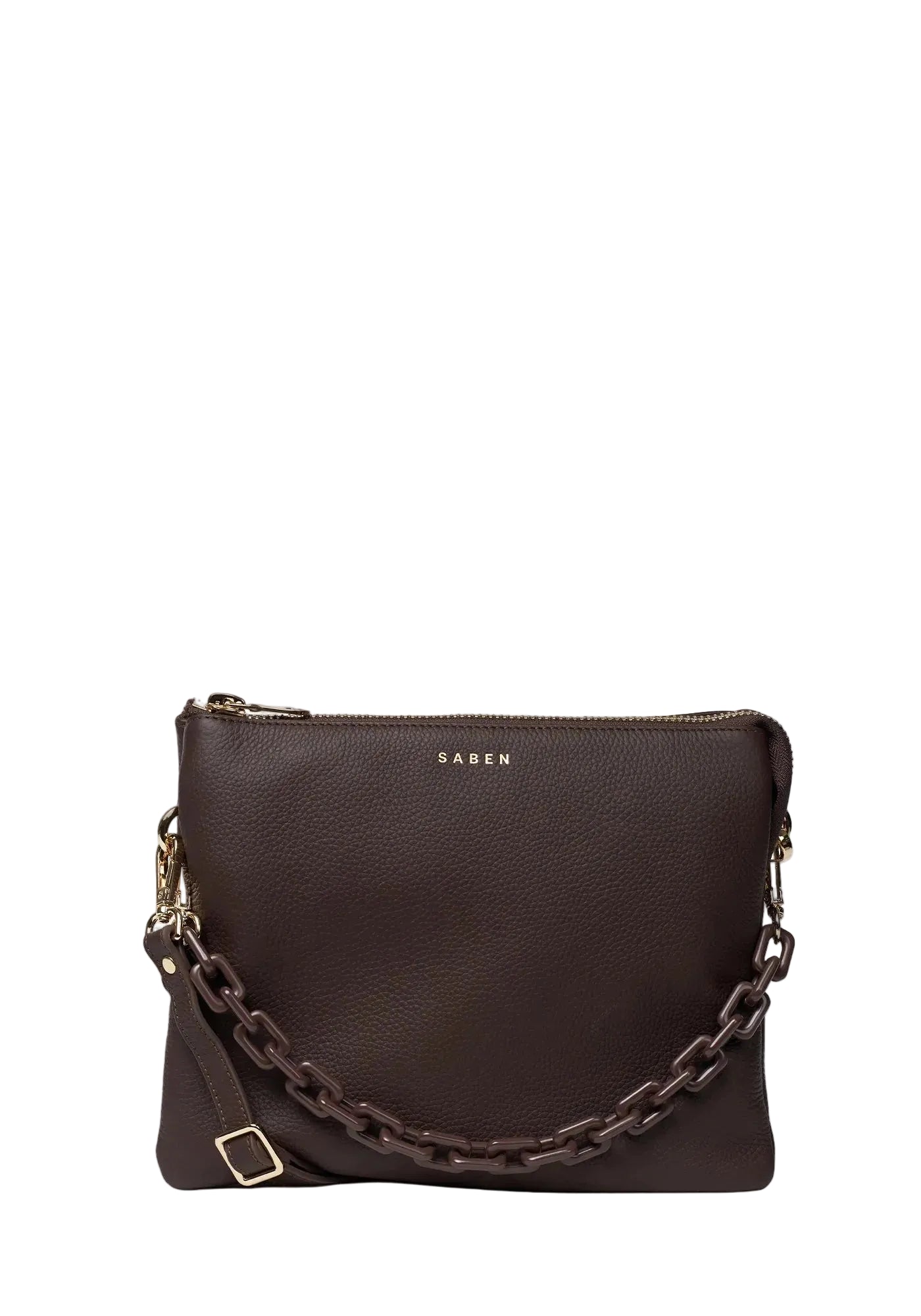 Matilda Crossbody - Cacao + Tonal Chain | Saben