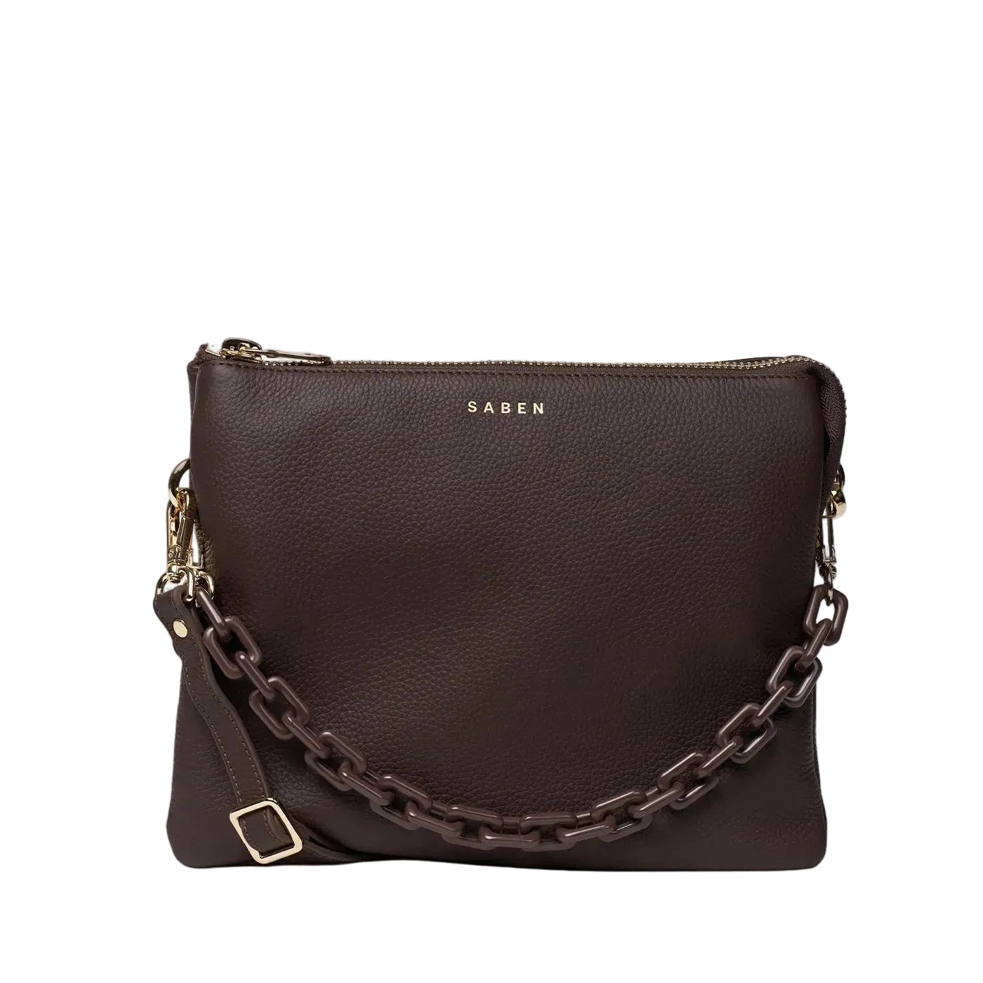 Matilda Crossbody - Cacao + Tonal Chain | Saben