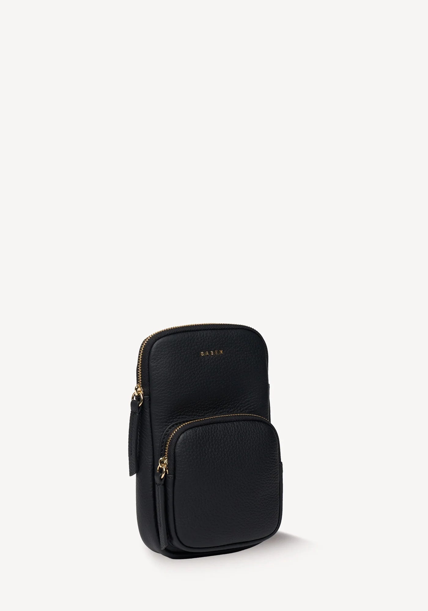 Nikko Luxe Pocket Phone Sling - Black Luxe | Saben