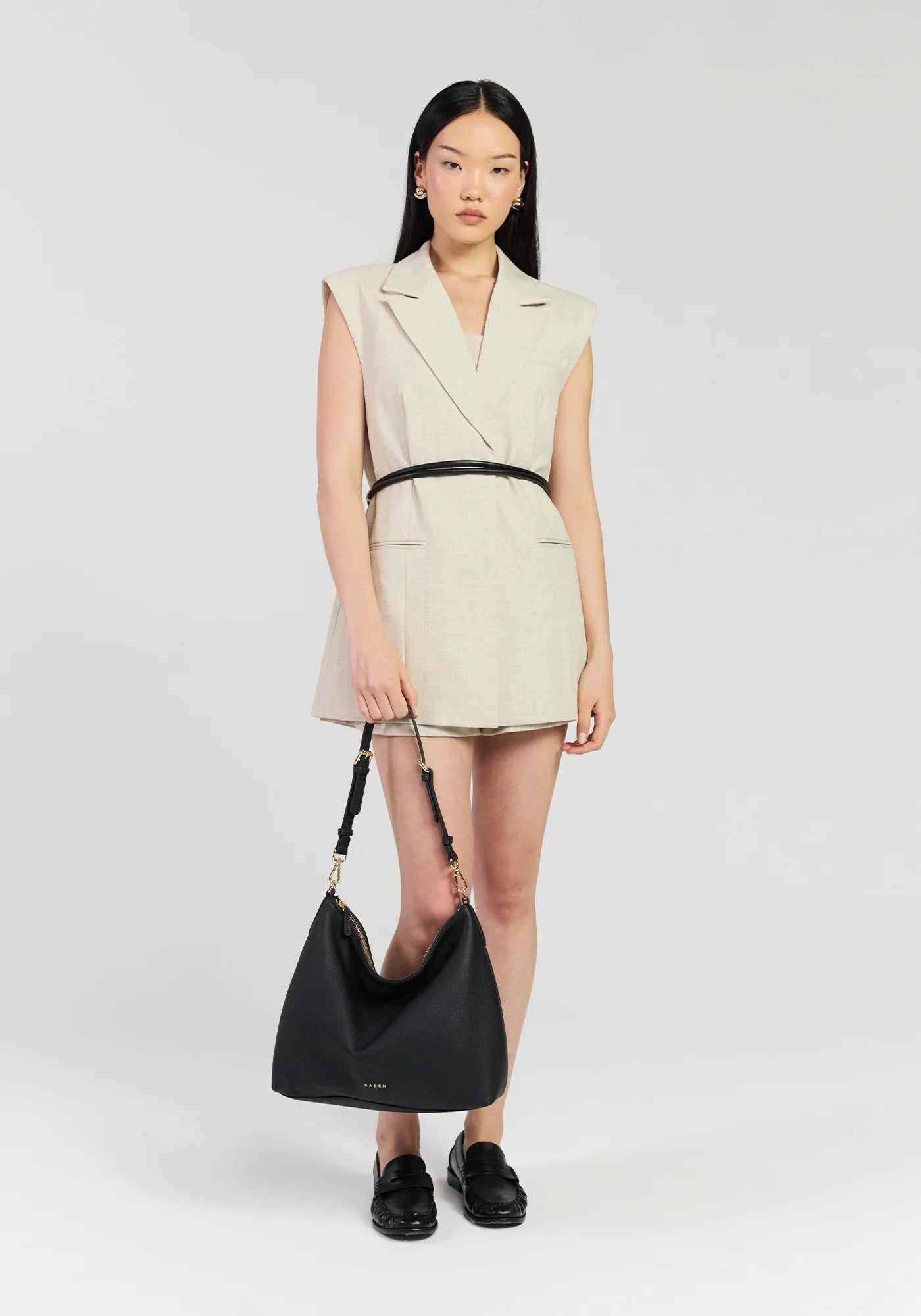 Miki Shoulder Bag - Black Luxe | Saben