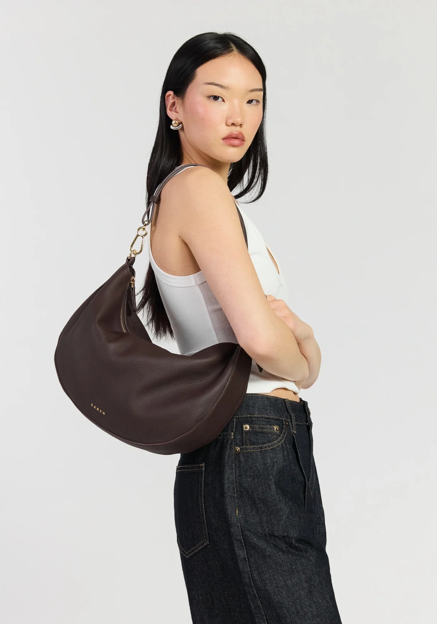 Noa Shoulder Bag - Cacao Luxe | Saben