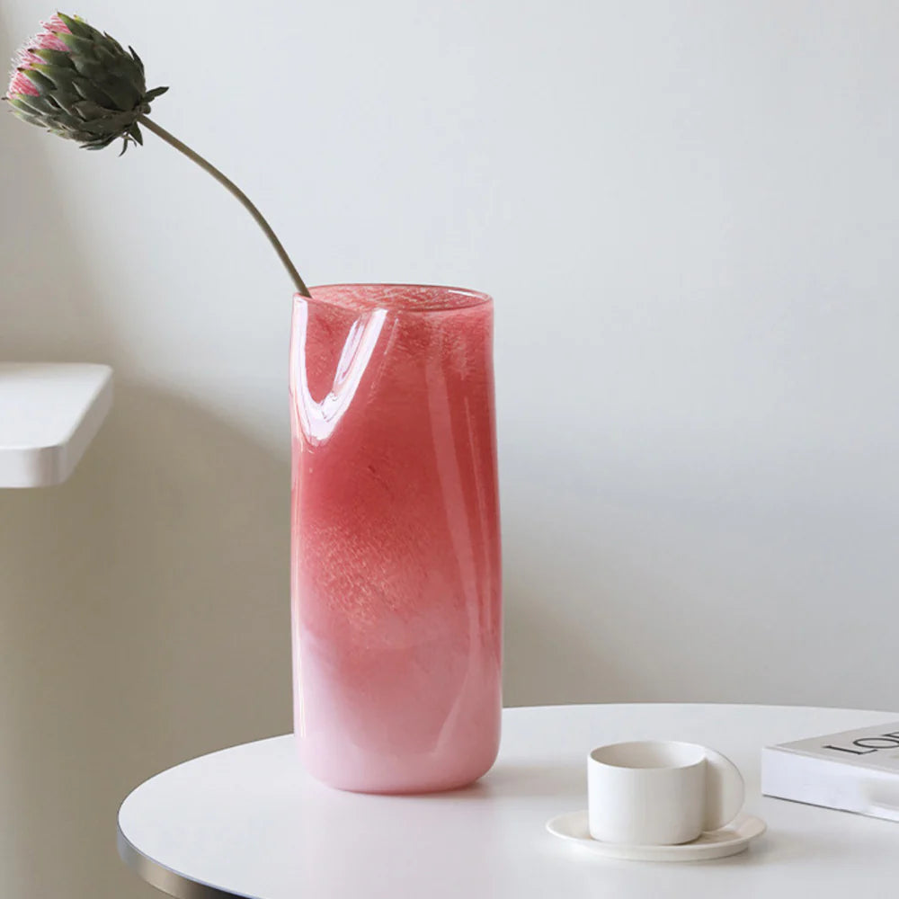 Ruby Glass Vase | Saffron Inc.
