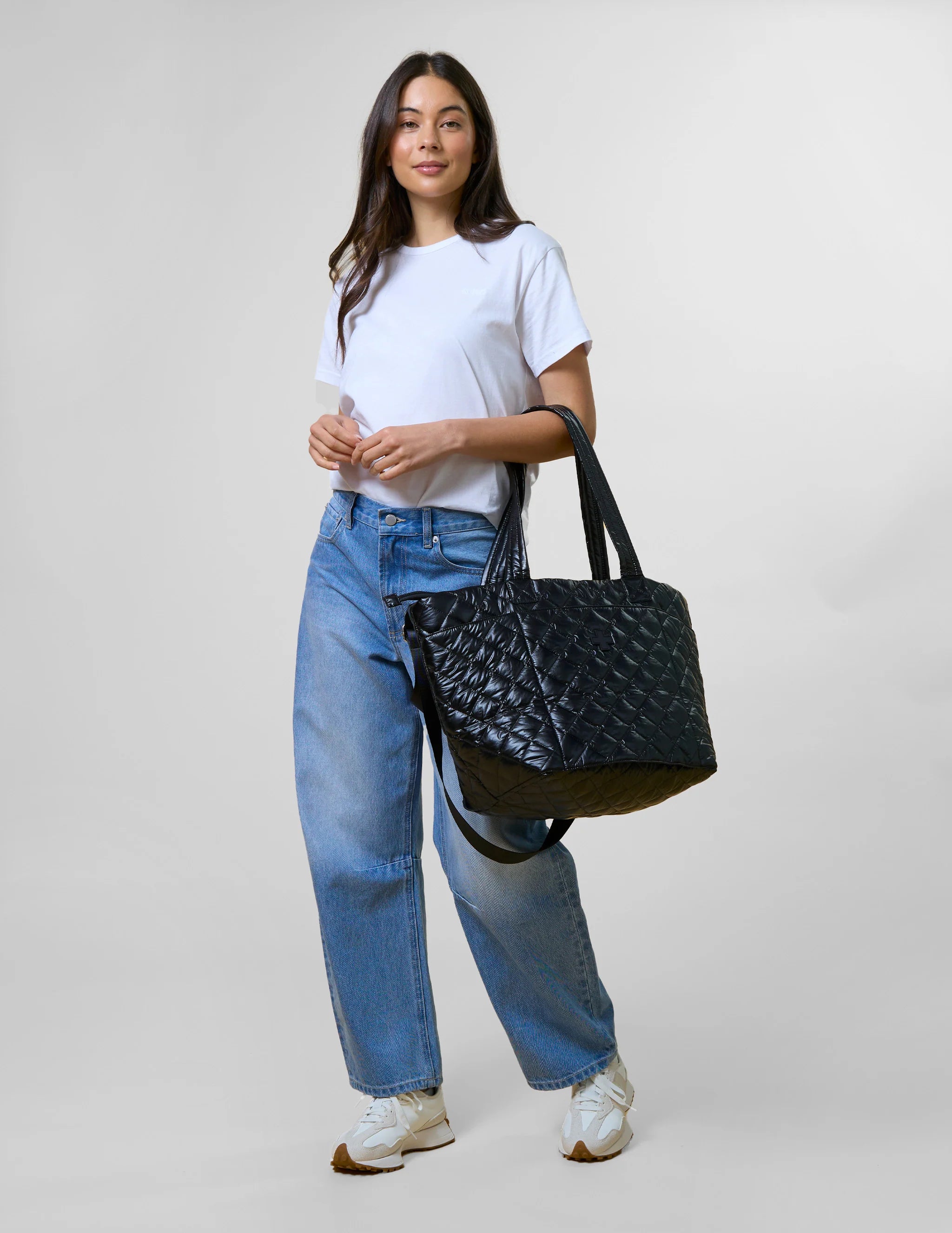 Tote Bag - Quilted Black | Stella + Gemma