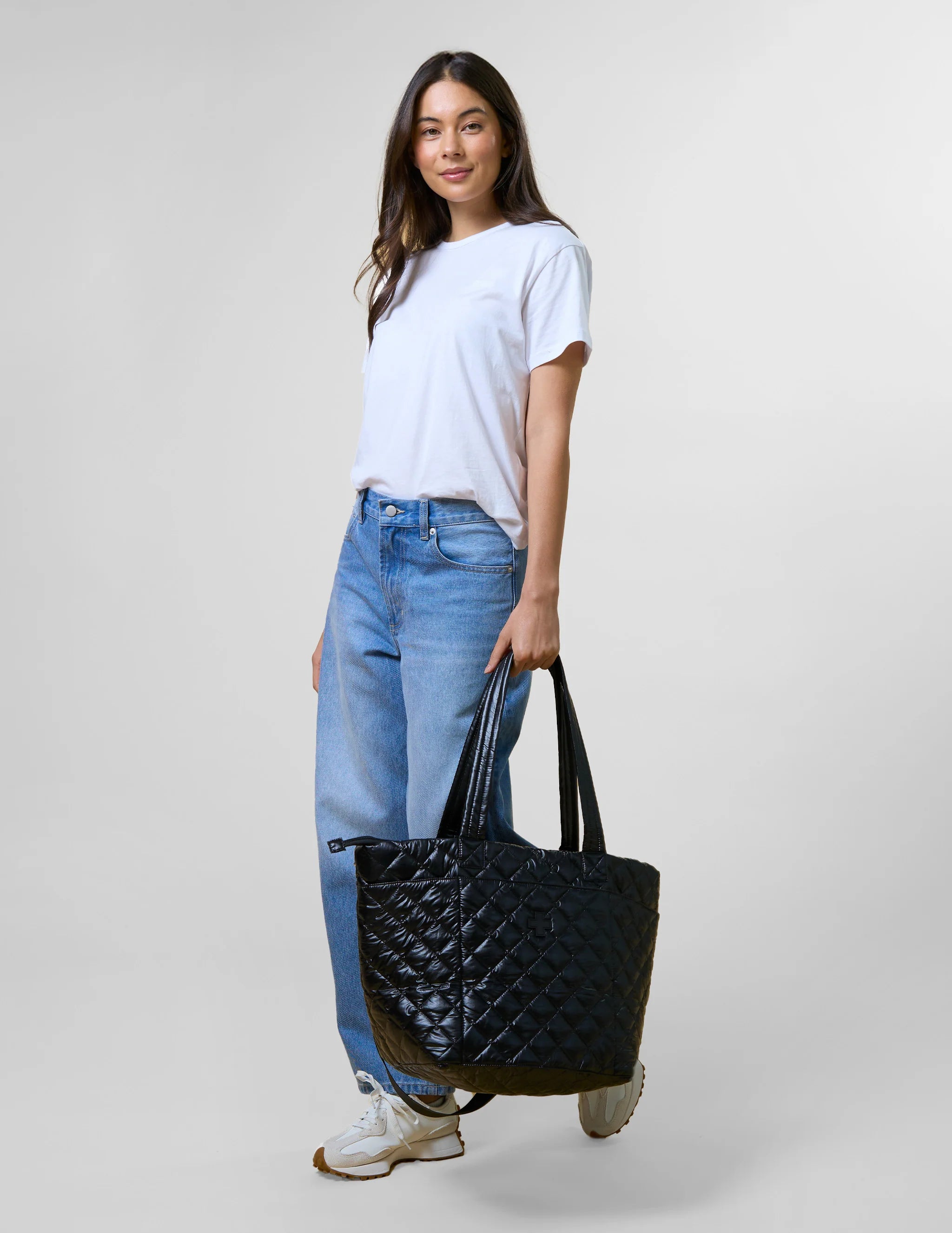Tote Bag - Quilted Black | Stella + Gemma
