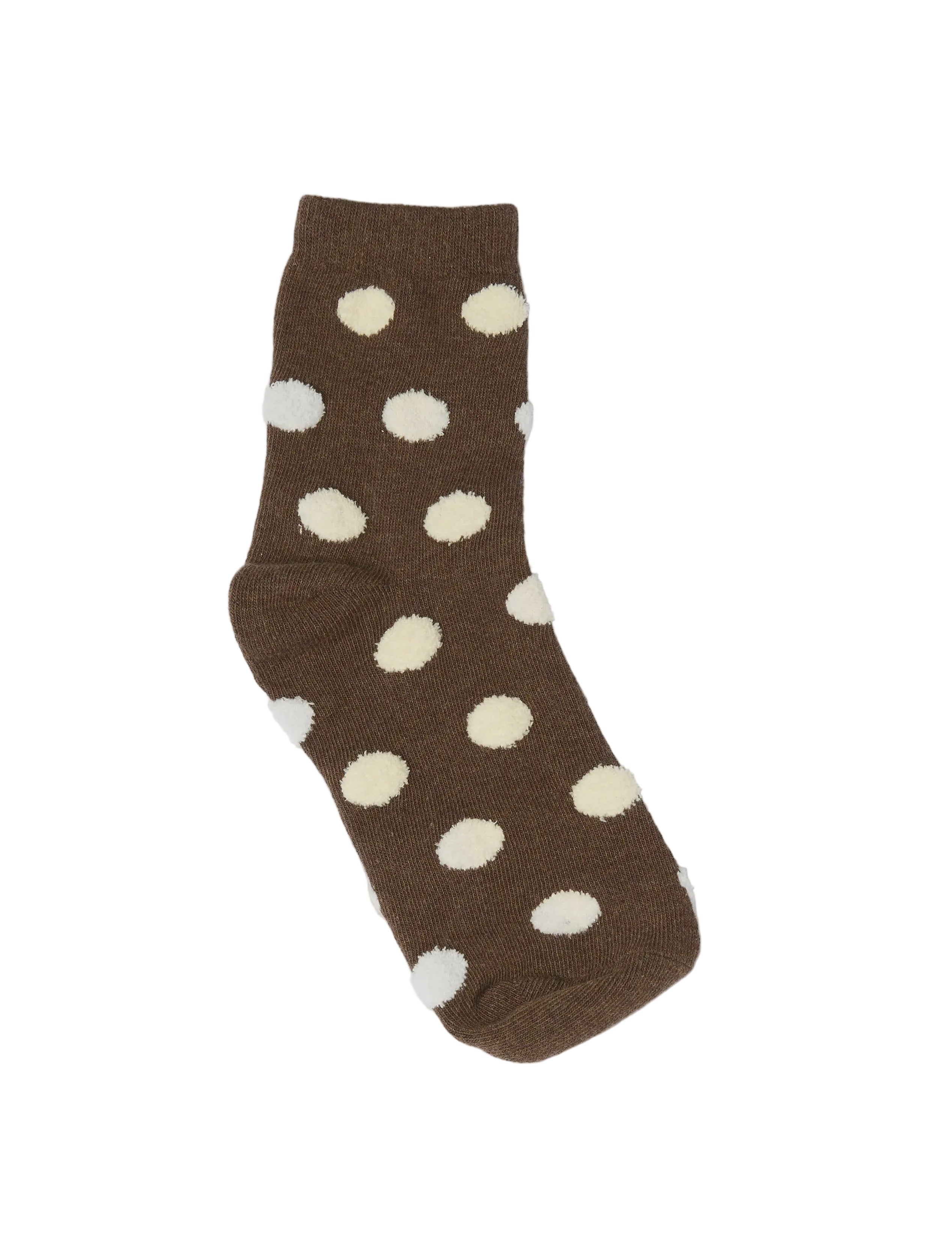 Socks - Dots - Coffee | Stella + Gemma