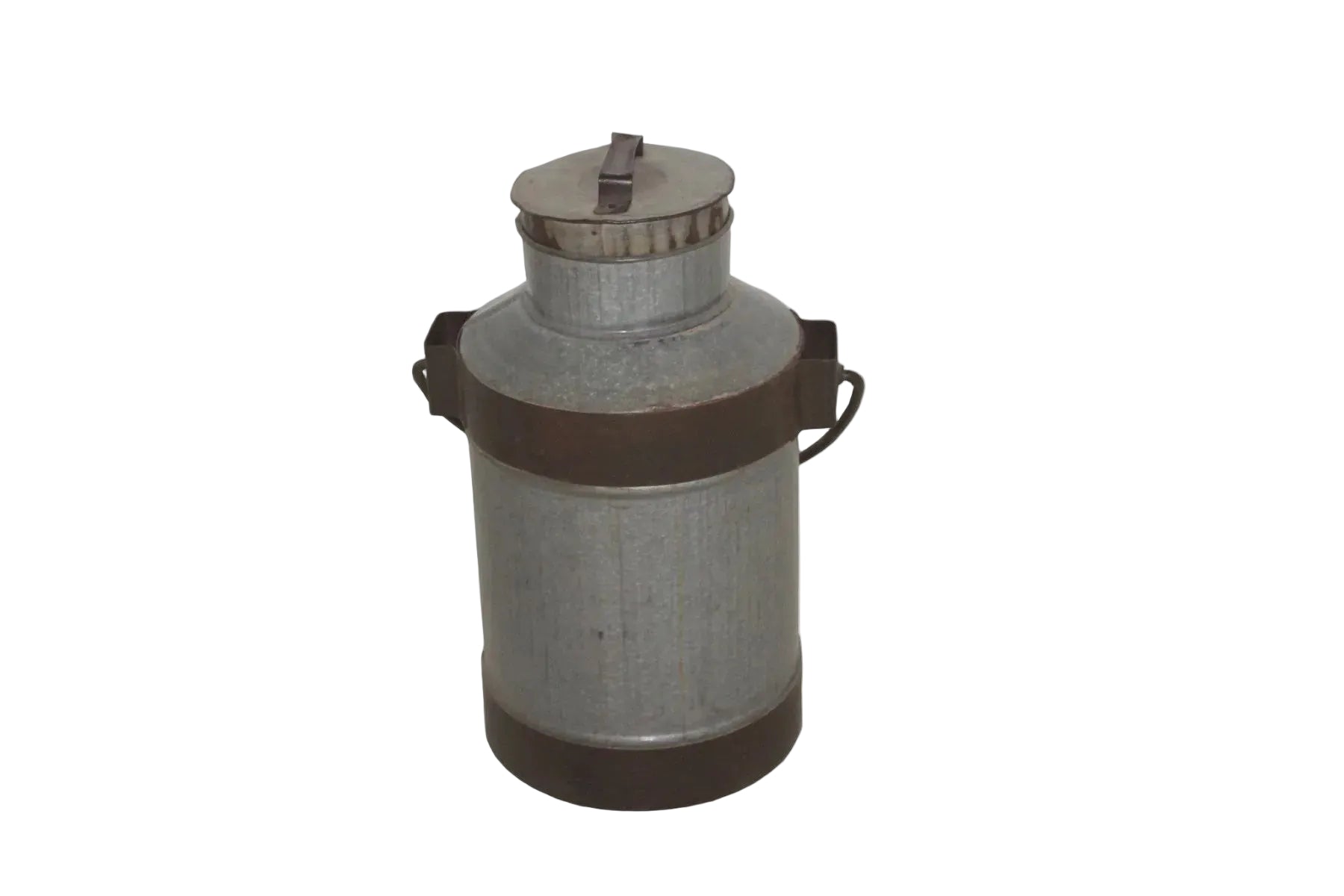 Iron Milk Can - medium | Blue goose Imports