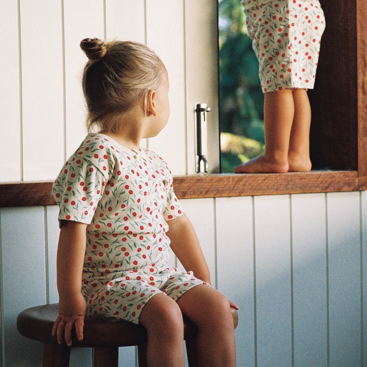 SHORTIE PYJAMA SET - Joiette Print | Nature Baby