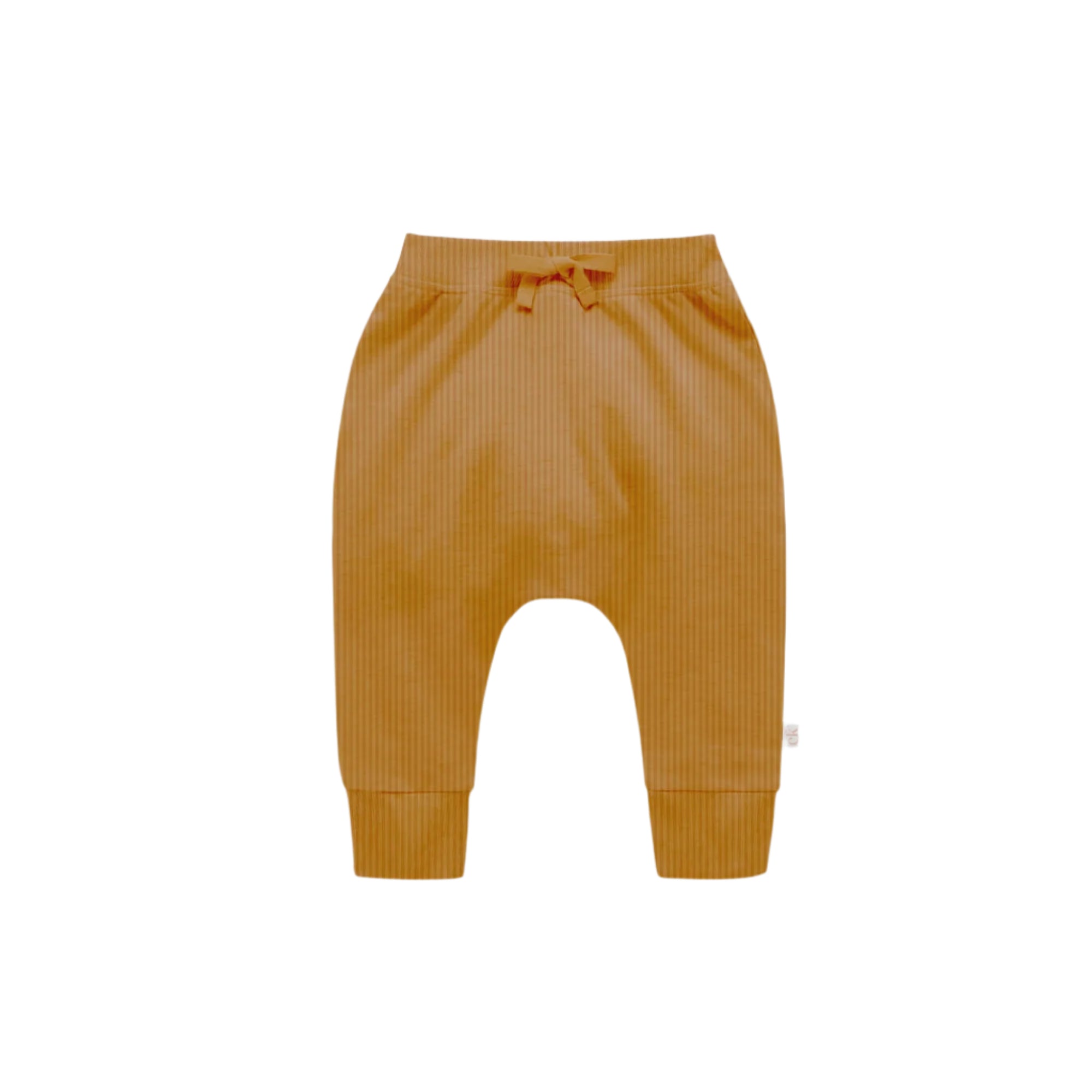 Ribbed Slouch Pants || Mustard | Confetti Kidz