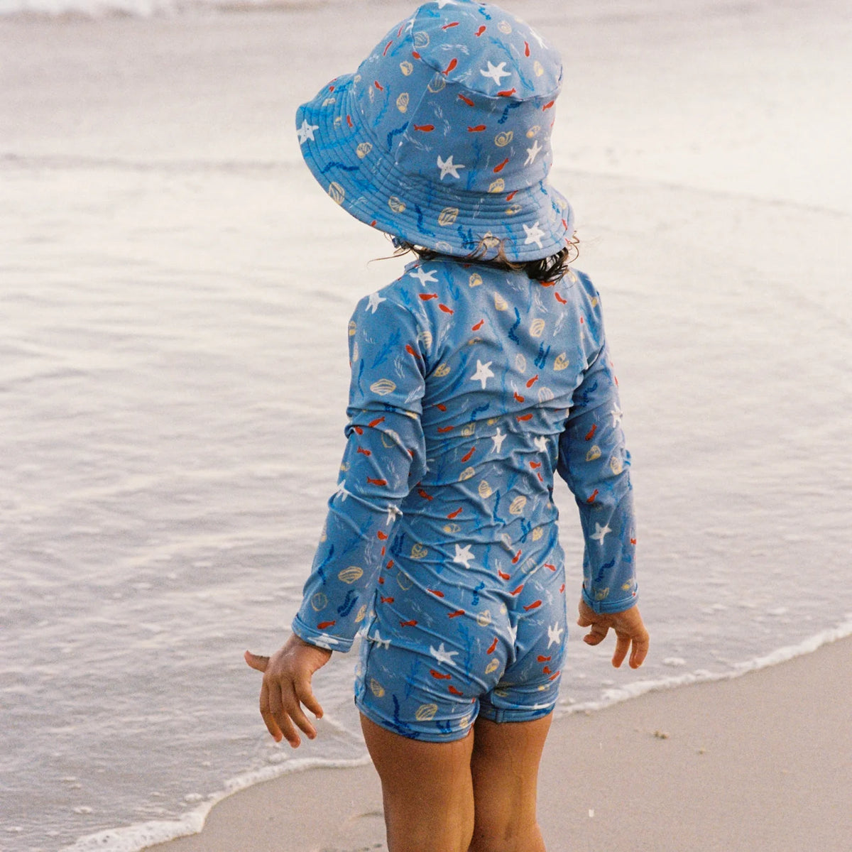 SPLASH SUNHAT - Blue Snorkel Print | Nature Baby