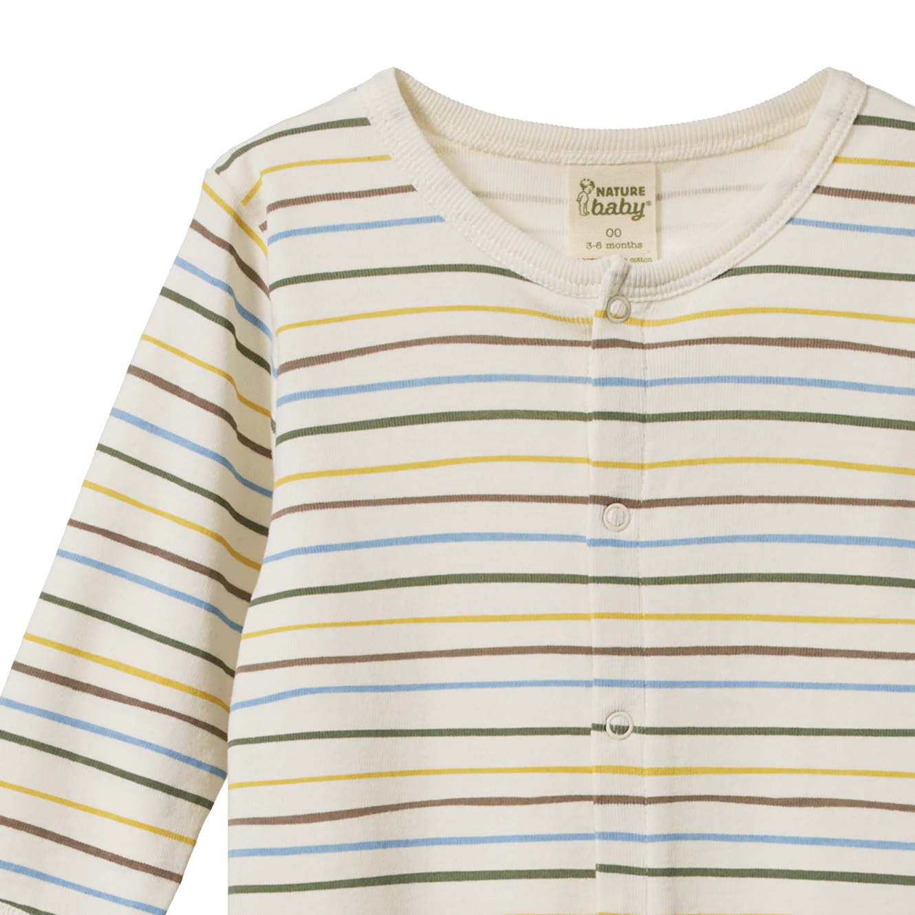STRETCH & GROW - Pencil Stripes | Nature Baby