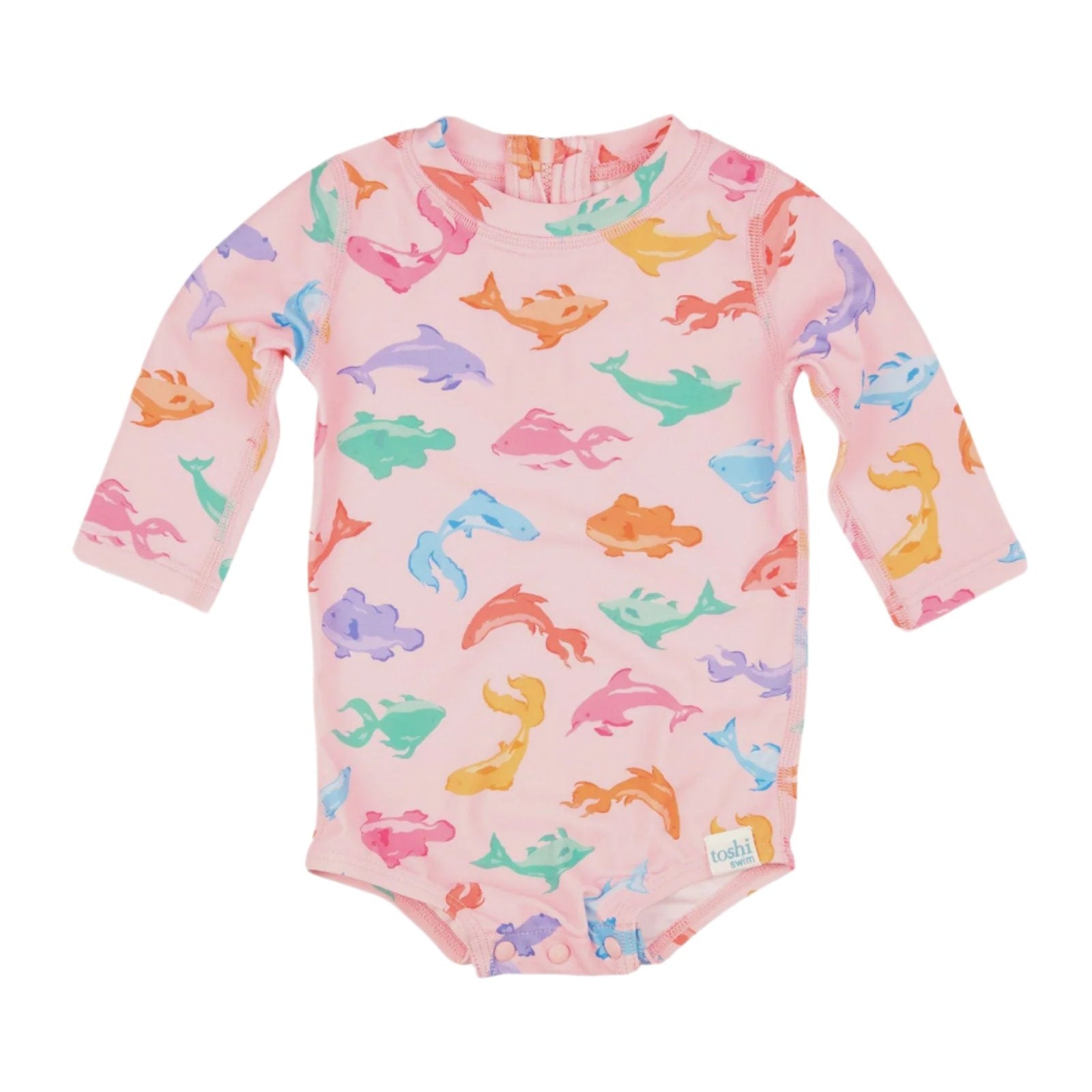 Swim Baby Onesie L/S Classic - Dishy Fishy | Toshi