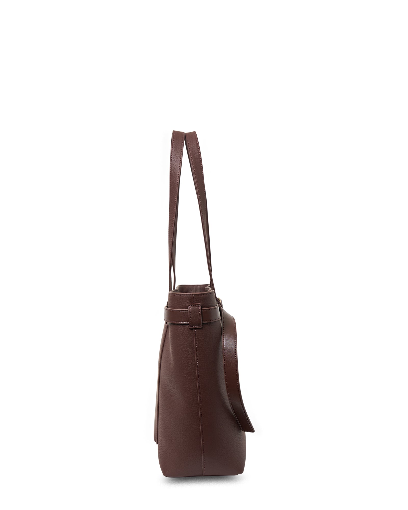 Tabby Shoulder Bag - Espresso + Bronze | Saben