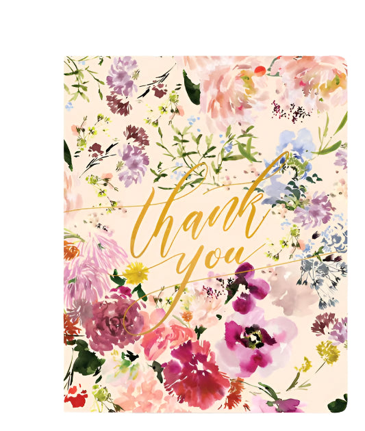 Thank you - Blush Ranunculus |Bespoke Letterpress