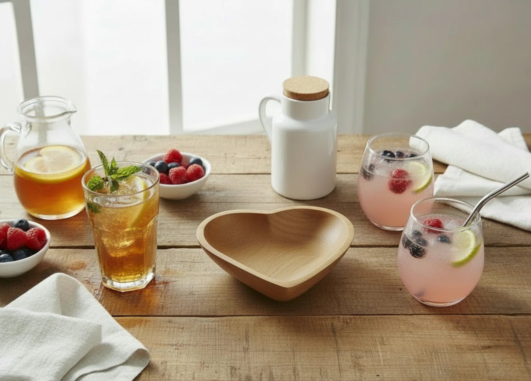 Teak Love Plate | Blue Goose Imports