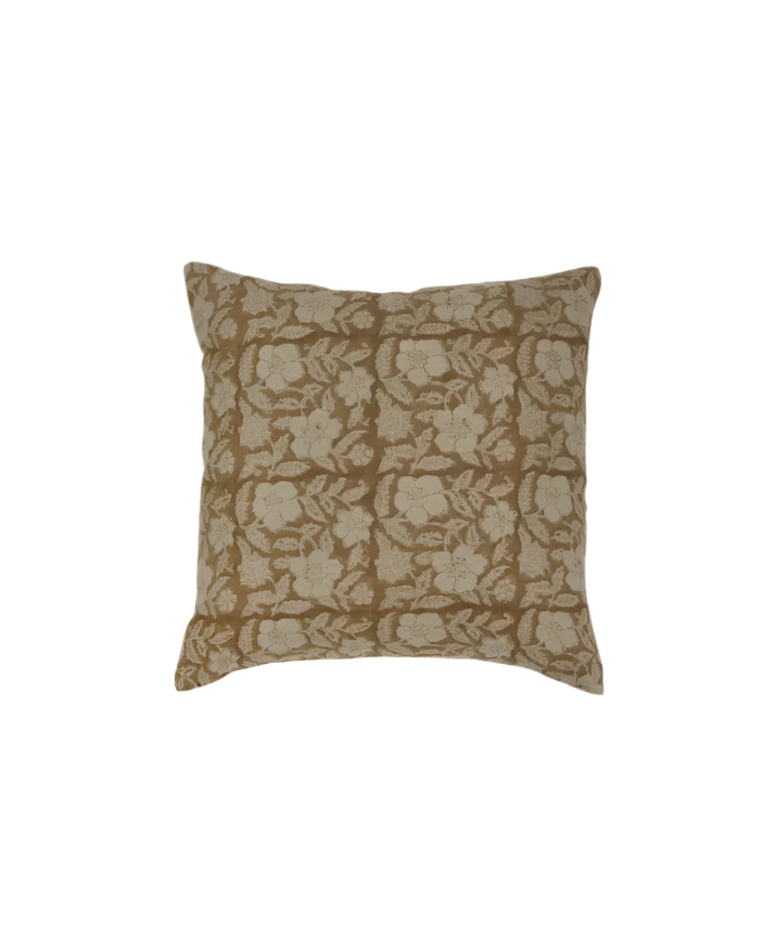 Salta Floral Marigold Cushion Cover | French Country