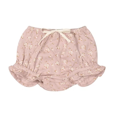 Organic Cotton Bloomer - Lulu Floral Powder Pink | Jamie Kay