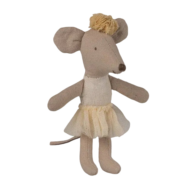 Ballerina Mouse - Little Sister - Off White | Maileg