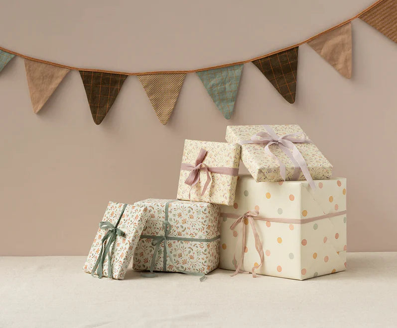 Gift Wrap Merle Heather 10m | Maileg