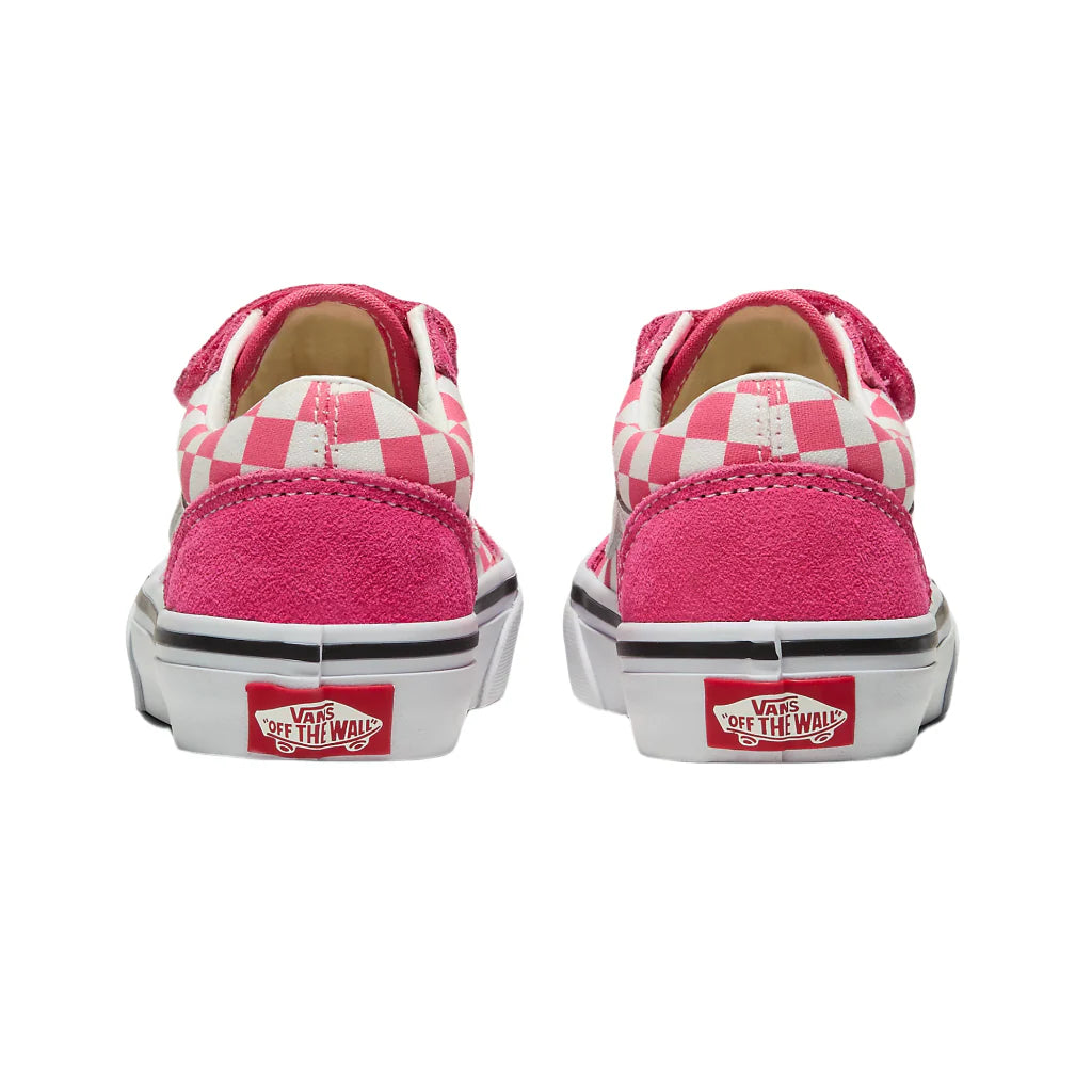 TODDLER OLD SKOOL V - COLOR THEORY CHECKERBOARD HONEYSUCKLE | Vans