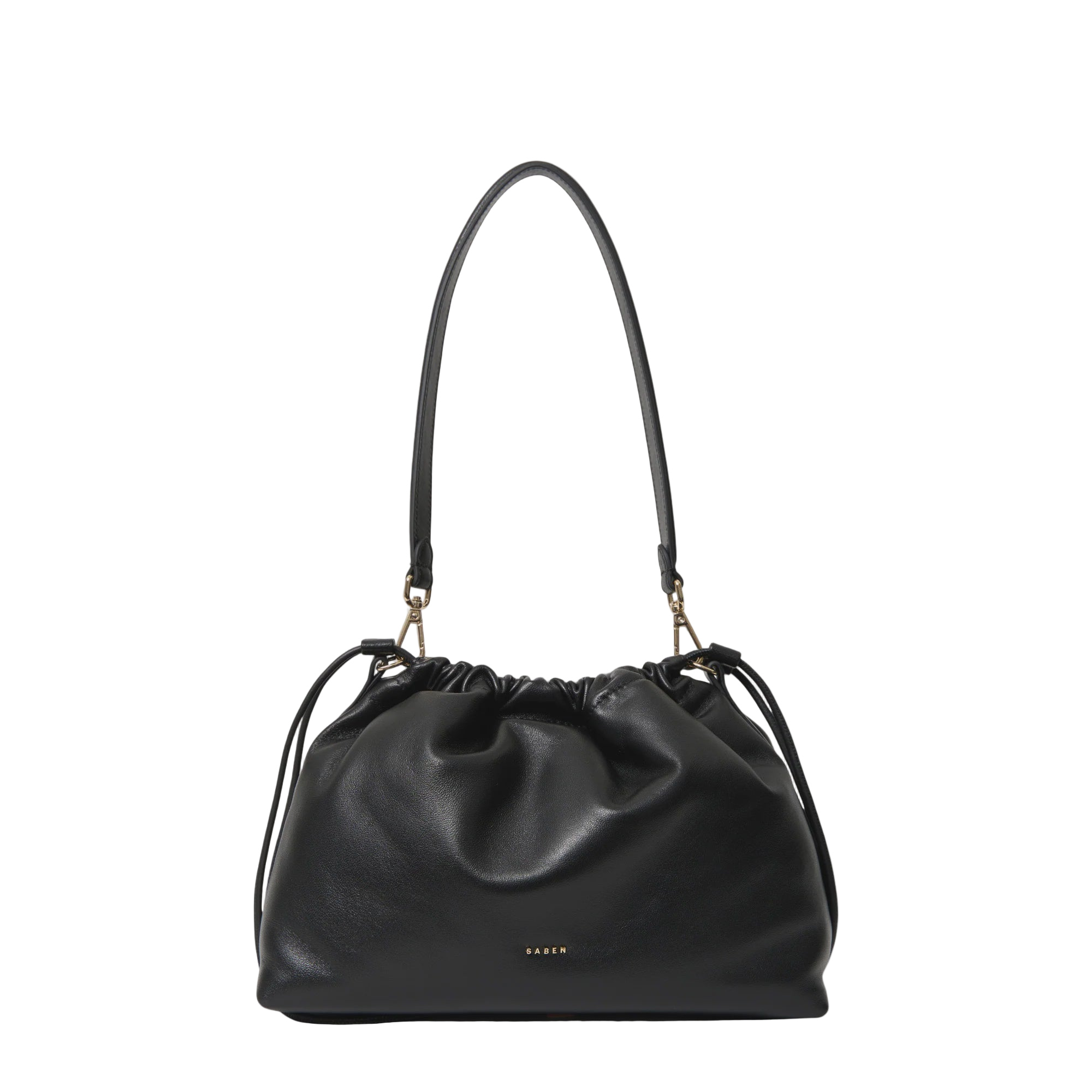 Ellis Shoulder Bag Black Softie | Saben