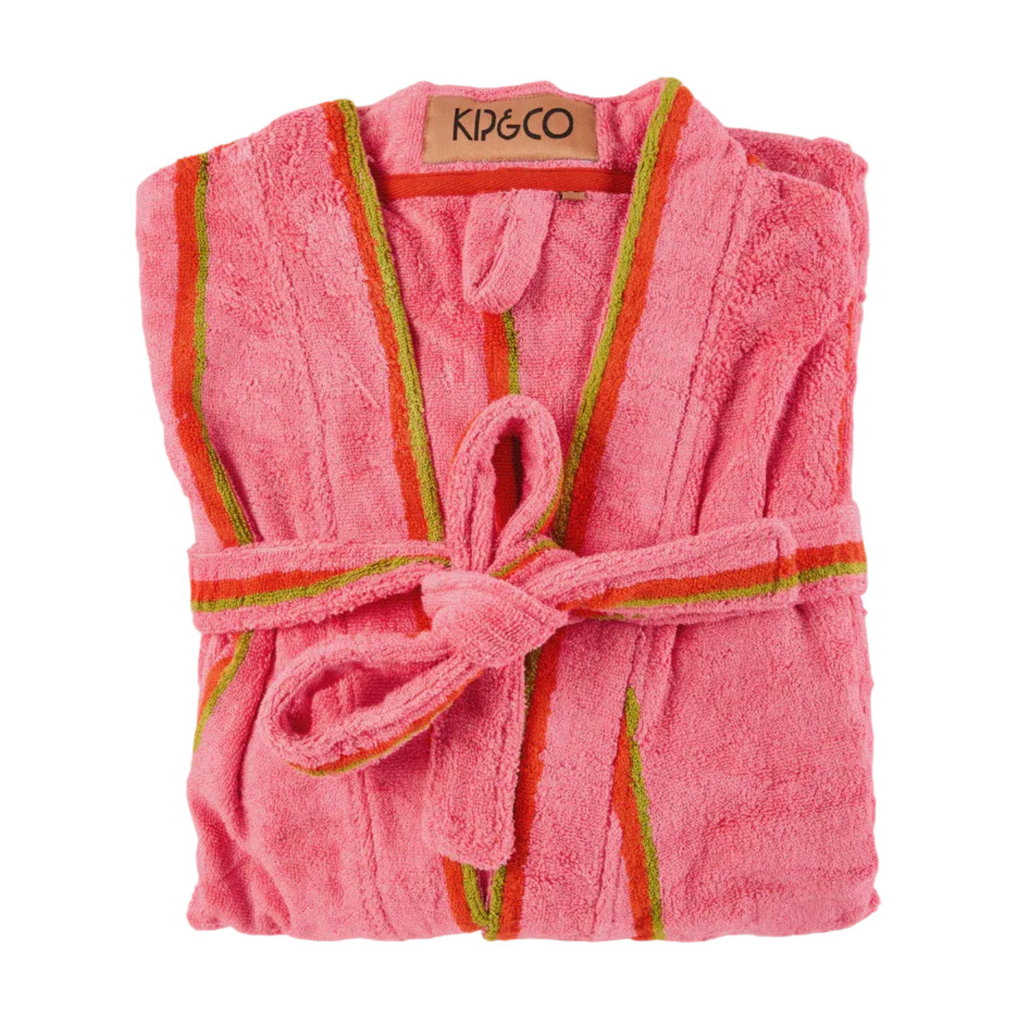 Wategos Soiree Stripe Bamboo Terry Bath Robe | Kip & Co
