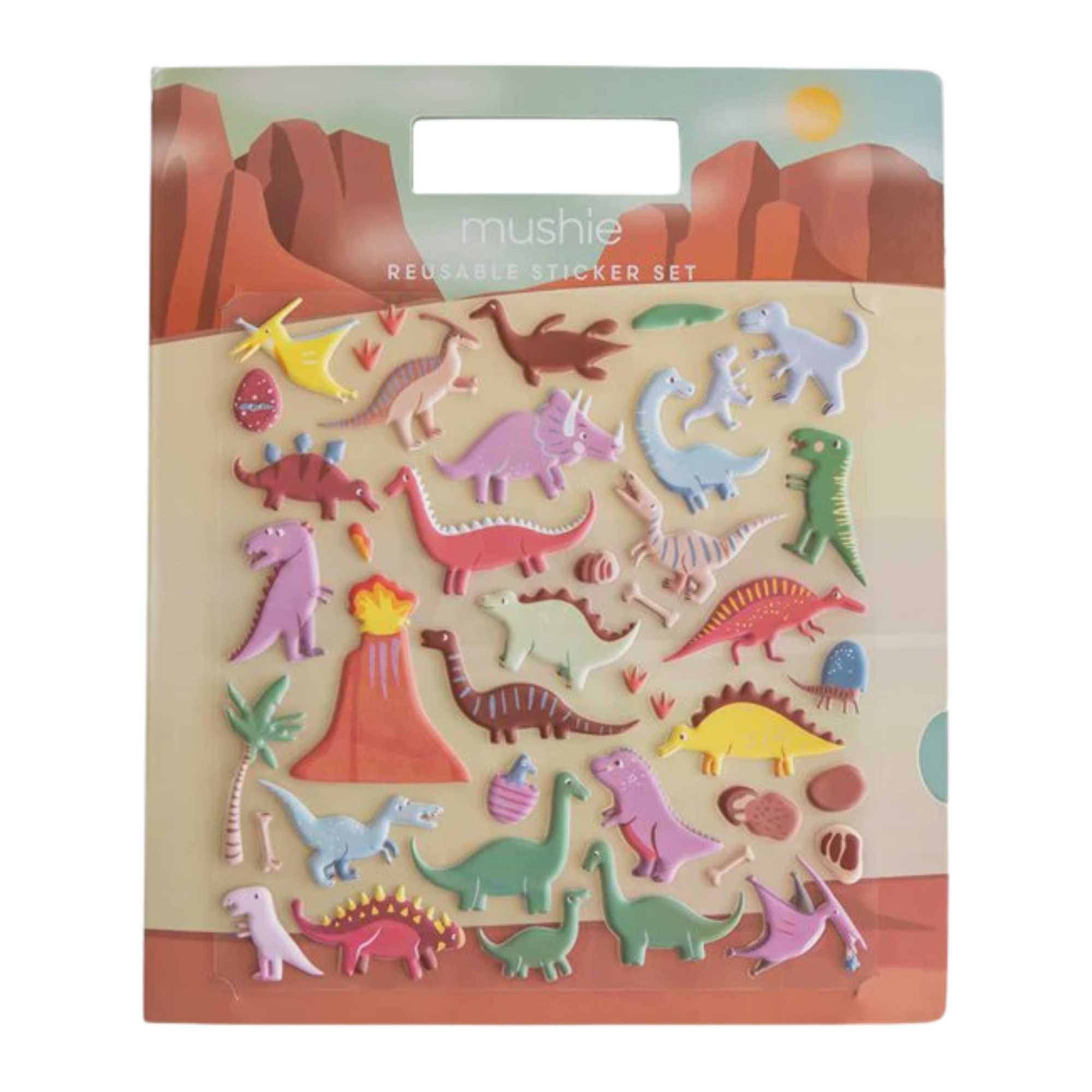 Reusable Sticker Set - Dinosaurs | Mushie