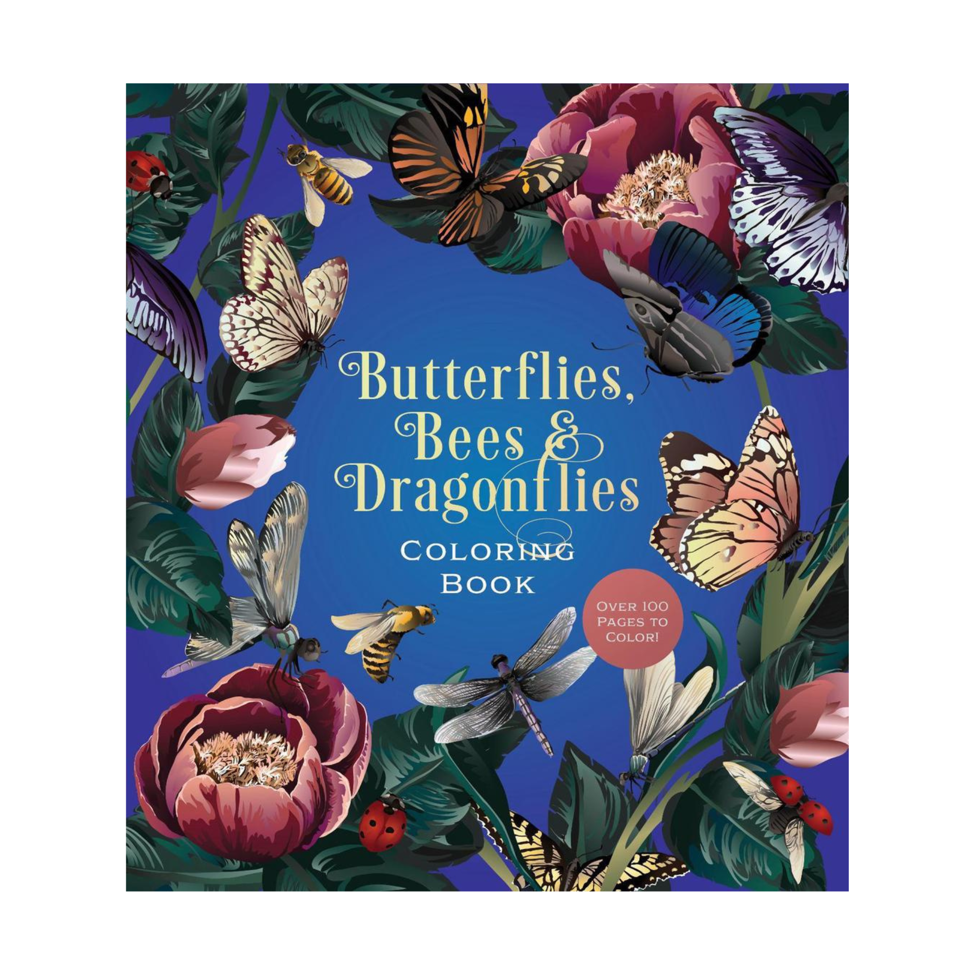 Butterflies, Bees & Dragonflies Coloring Book | Editors of Chartwell Books