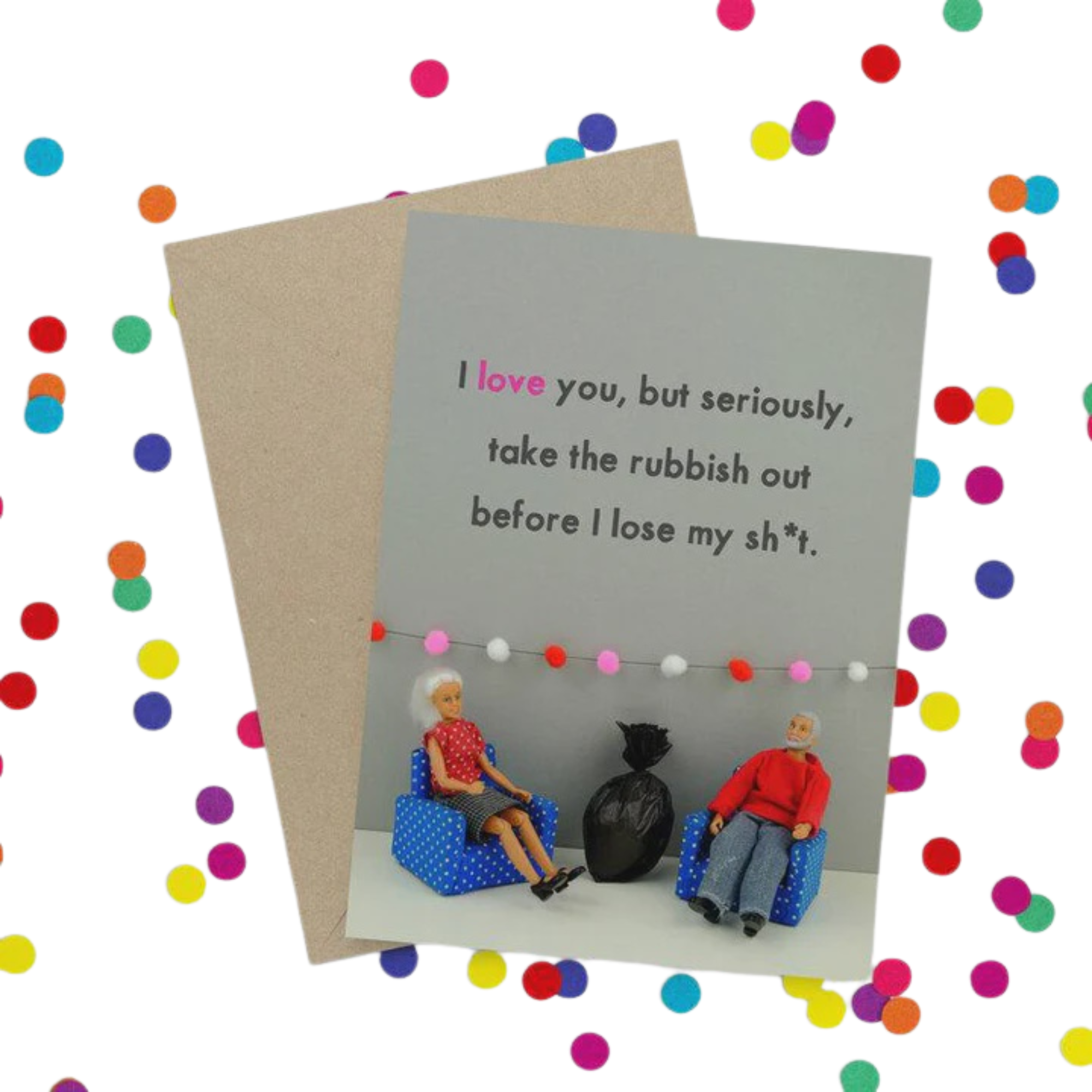 Card- Rubbish | Bold & Bright