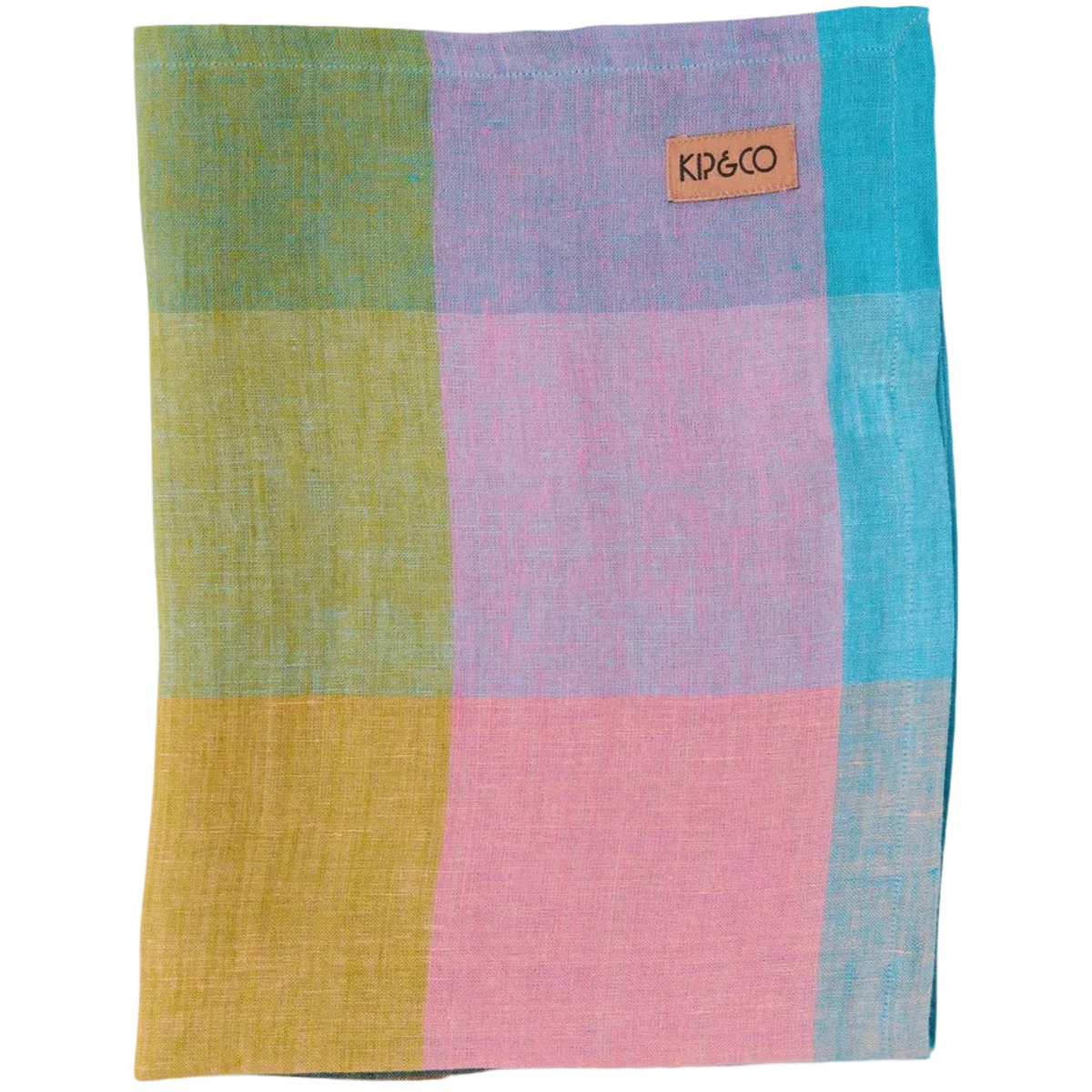 Sorbet Tartan Tea Towel | Kip & Co