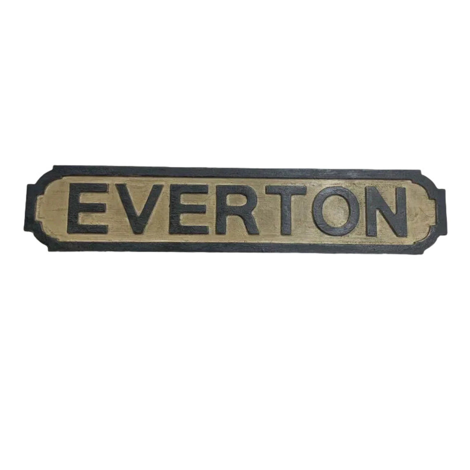 Everton Wooden Sign | Blue Goose Imports