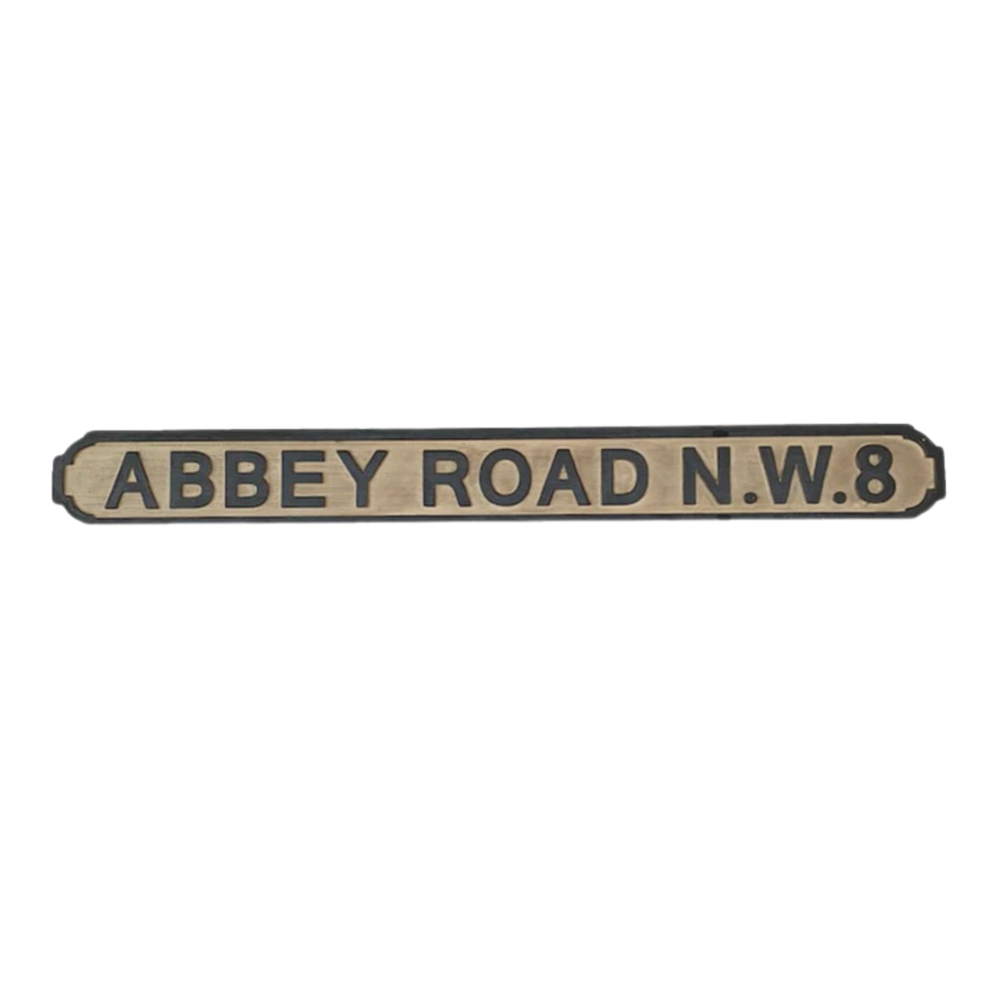 Abbey Road Wooden Road Sign | Blue Goose Imports