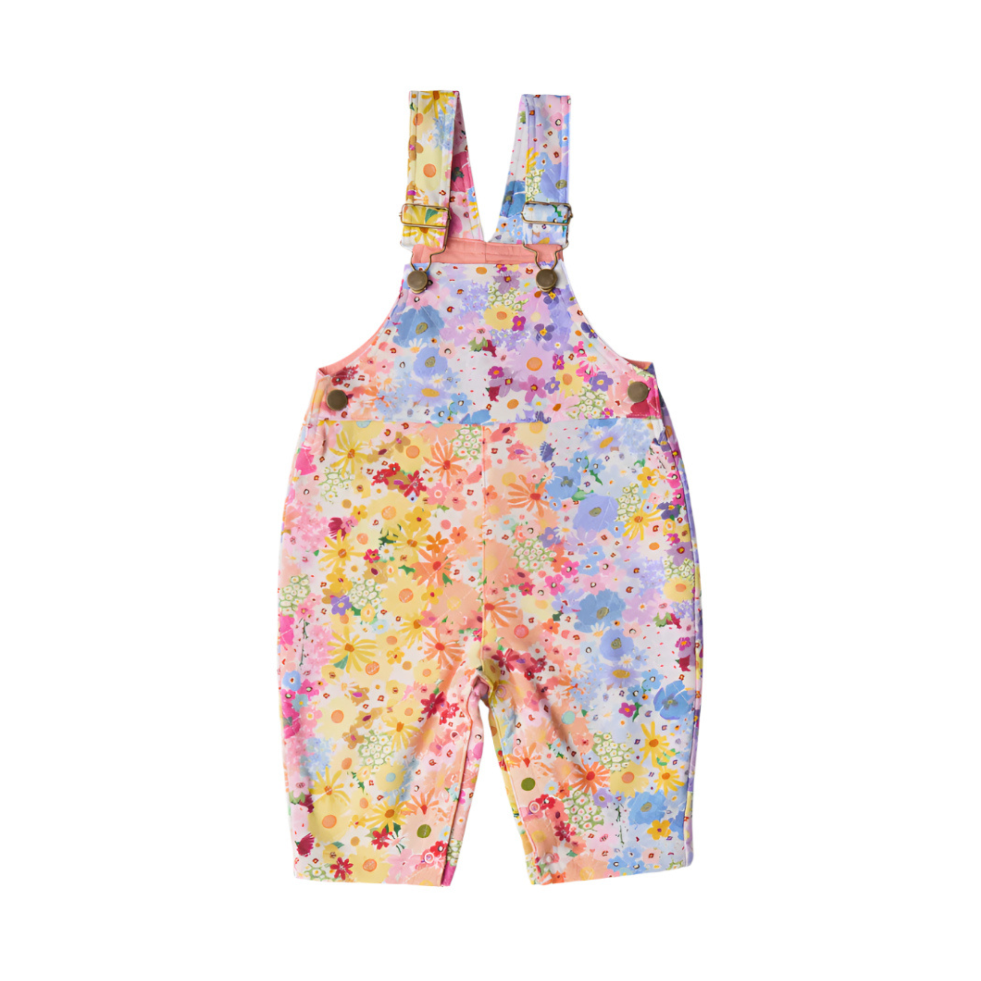 Posie Lane Organic Cotton Quilted Fleece Overalls | Kip & Co