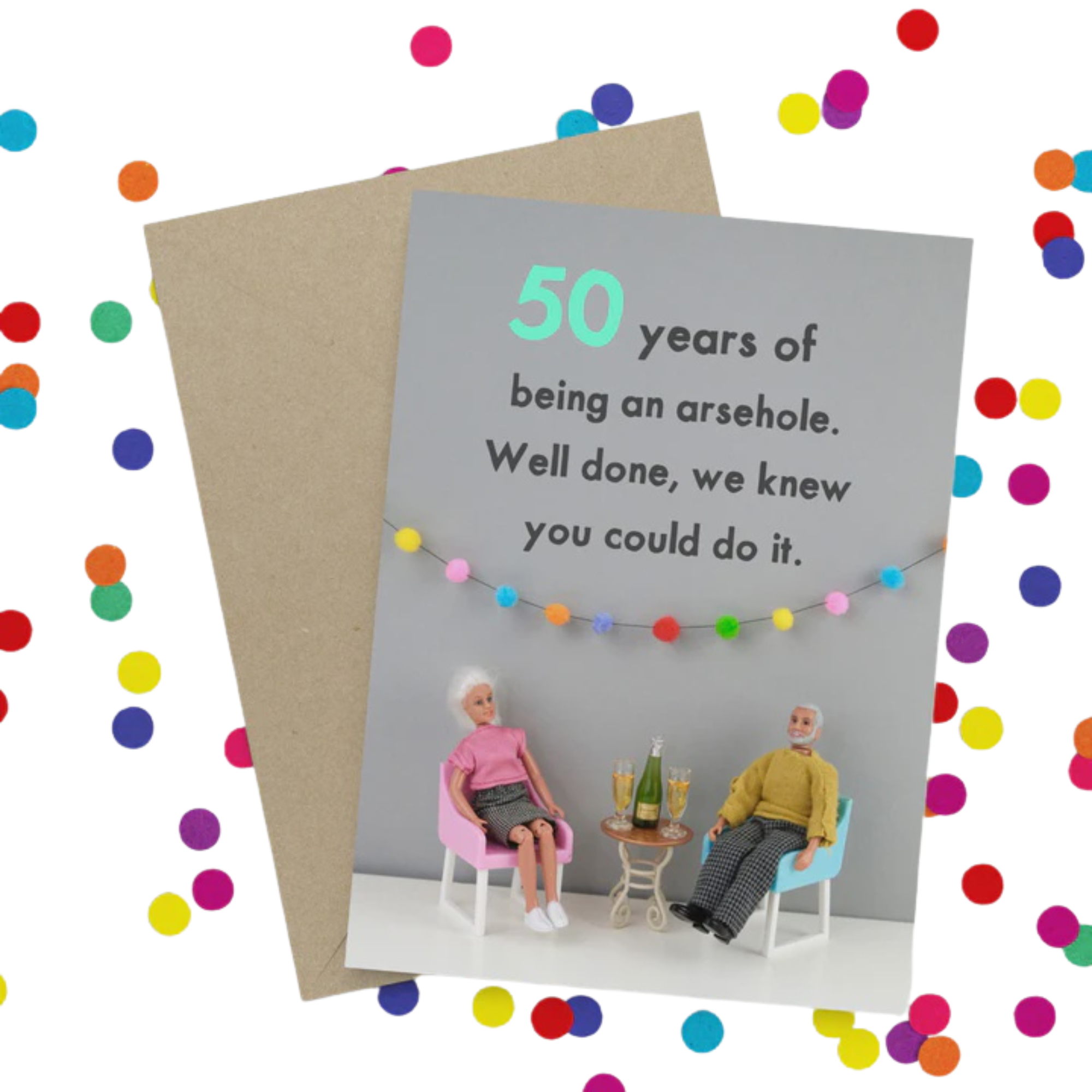 Card - 50 years | Bold & Bright