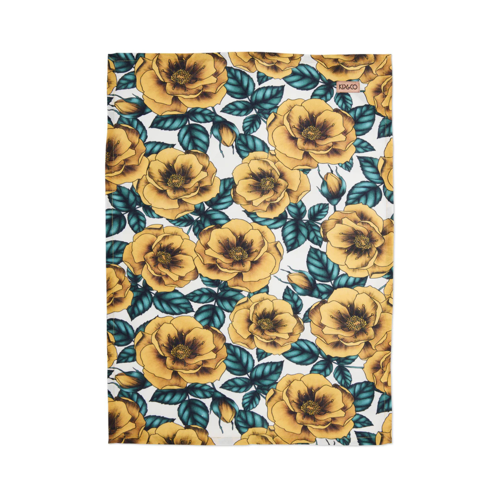 Golden Peony Tea Towel | Kip & Co