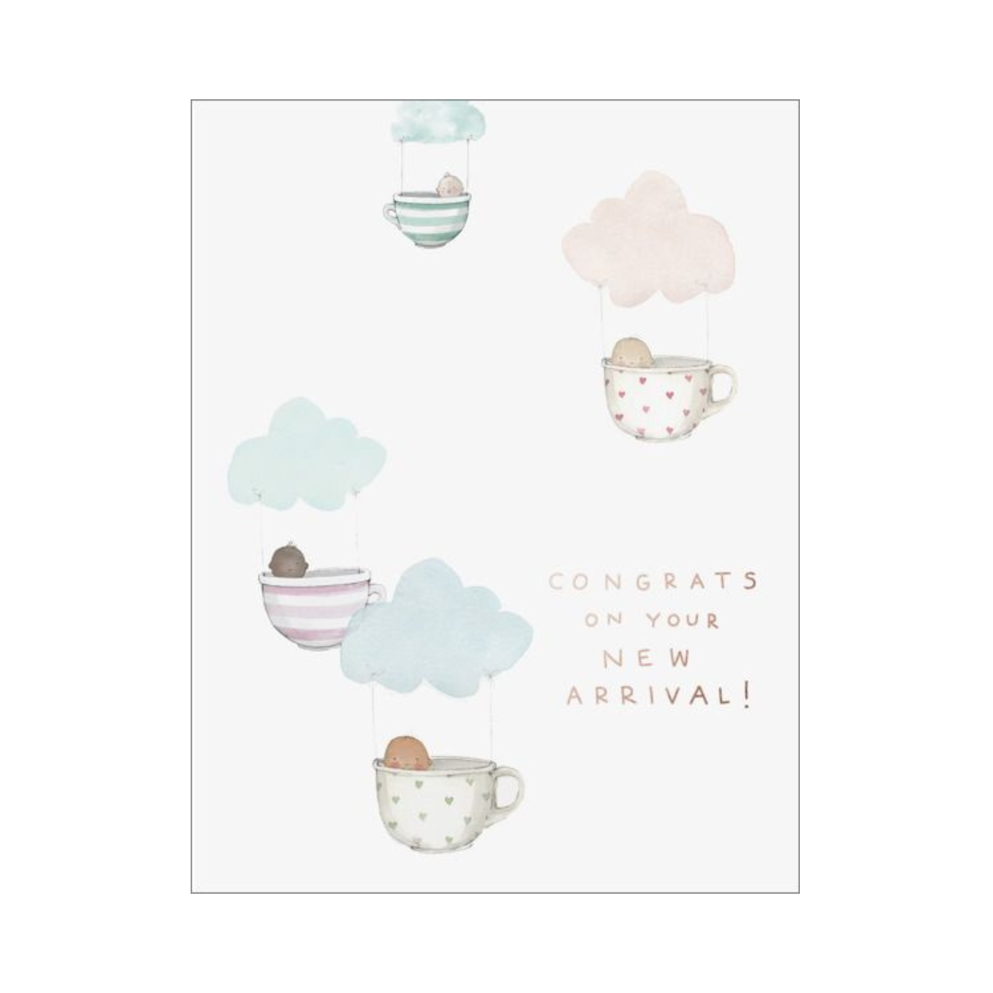 Card - Teacup Babies | E. Frances