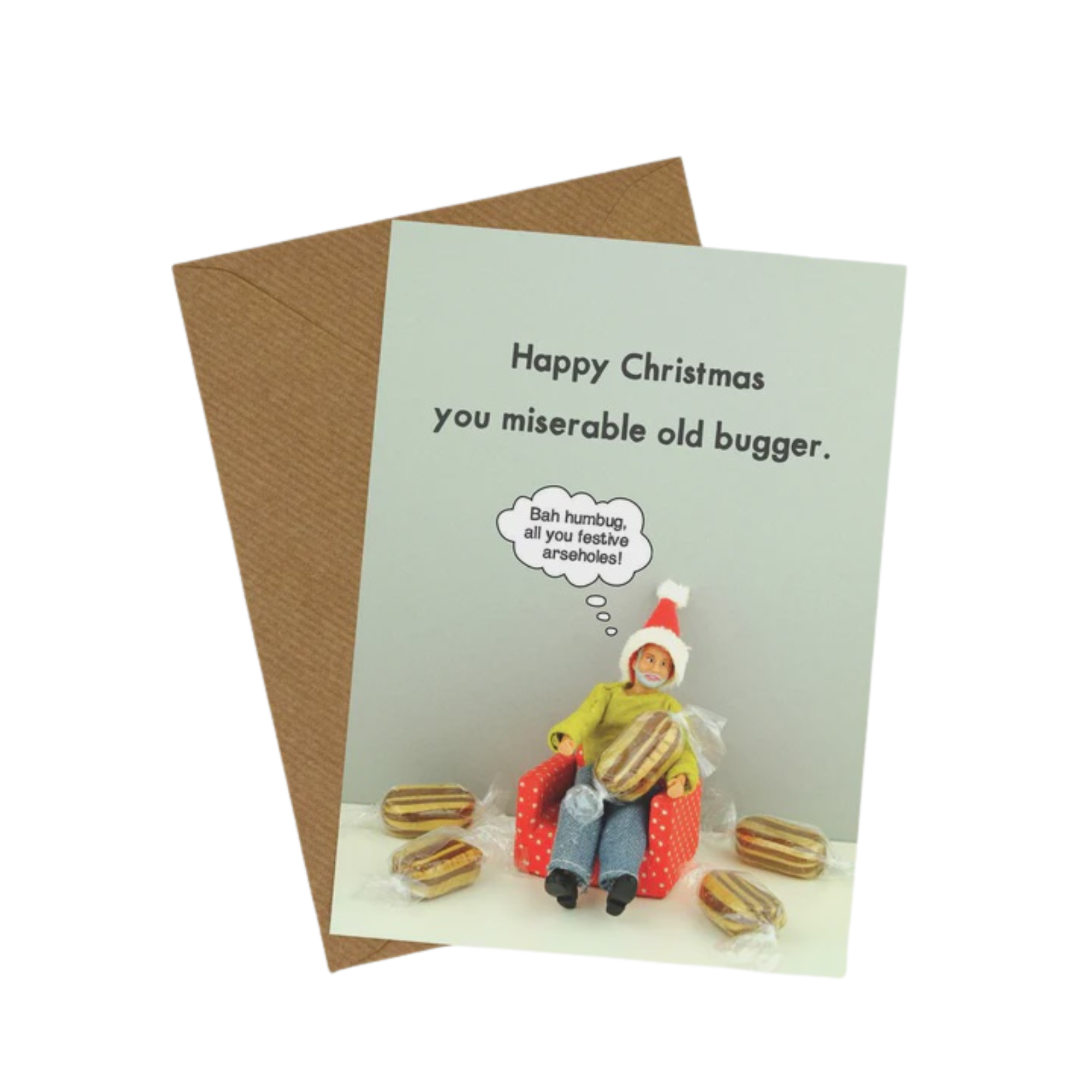 Card - Christmas Old Bugger | Bold & Bright