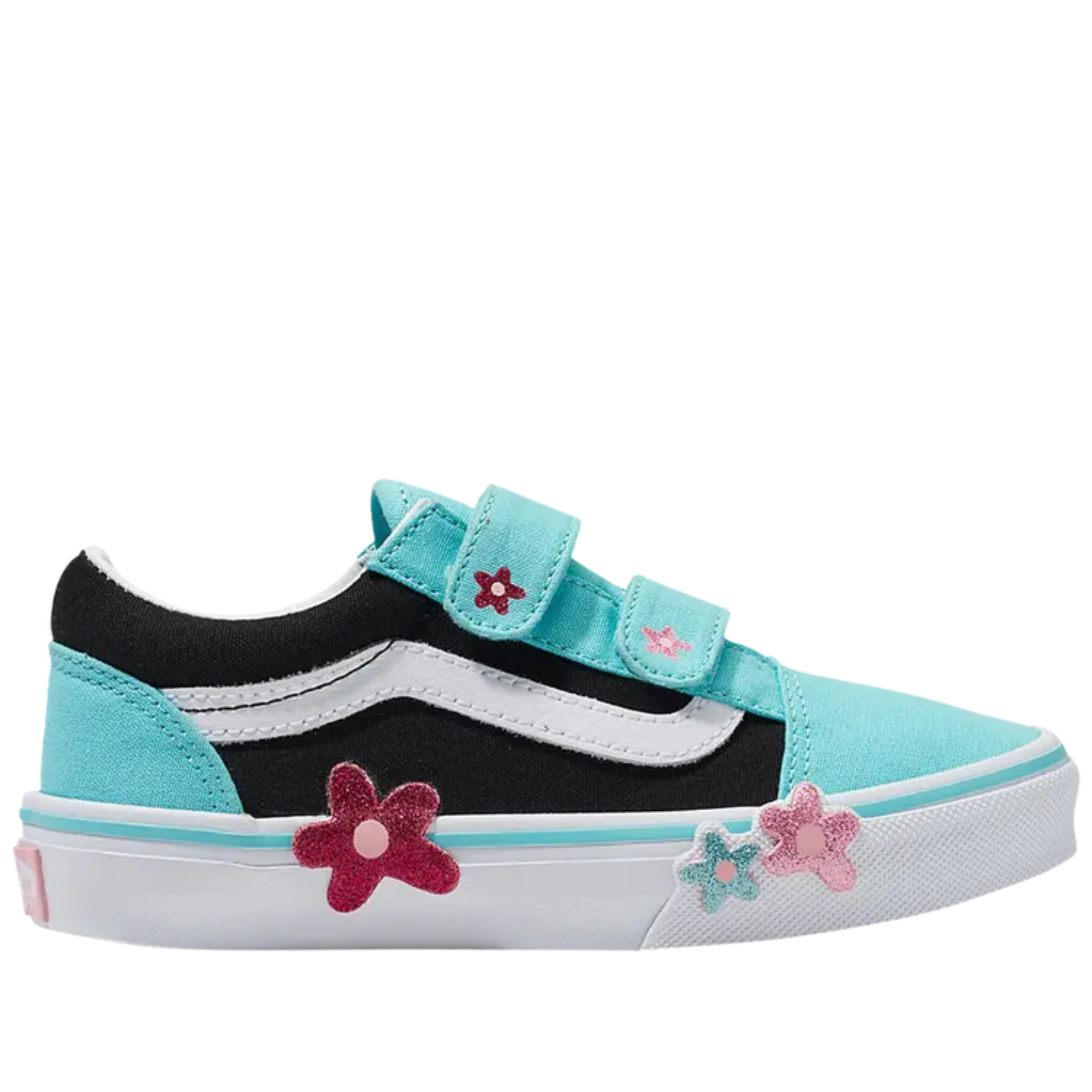 YOUTH - OLD SKOOL V FLOWER GLITTER FLOWER POWER MULTI/TRUE WHITE | Vans