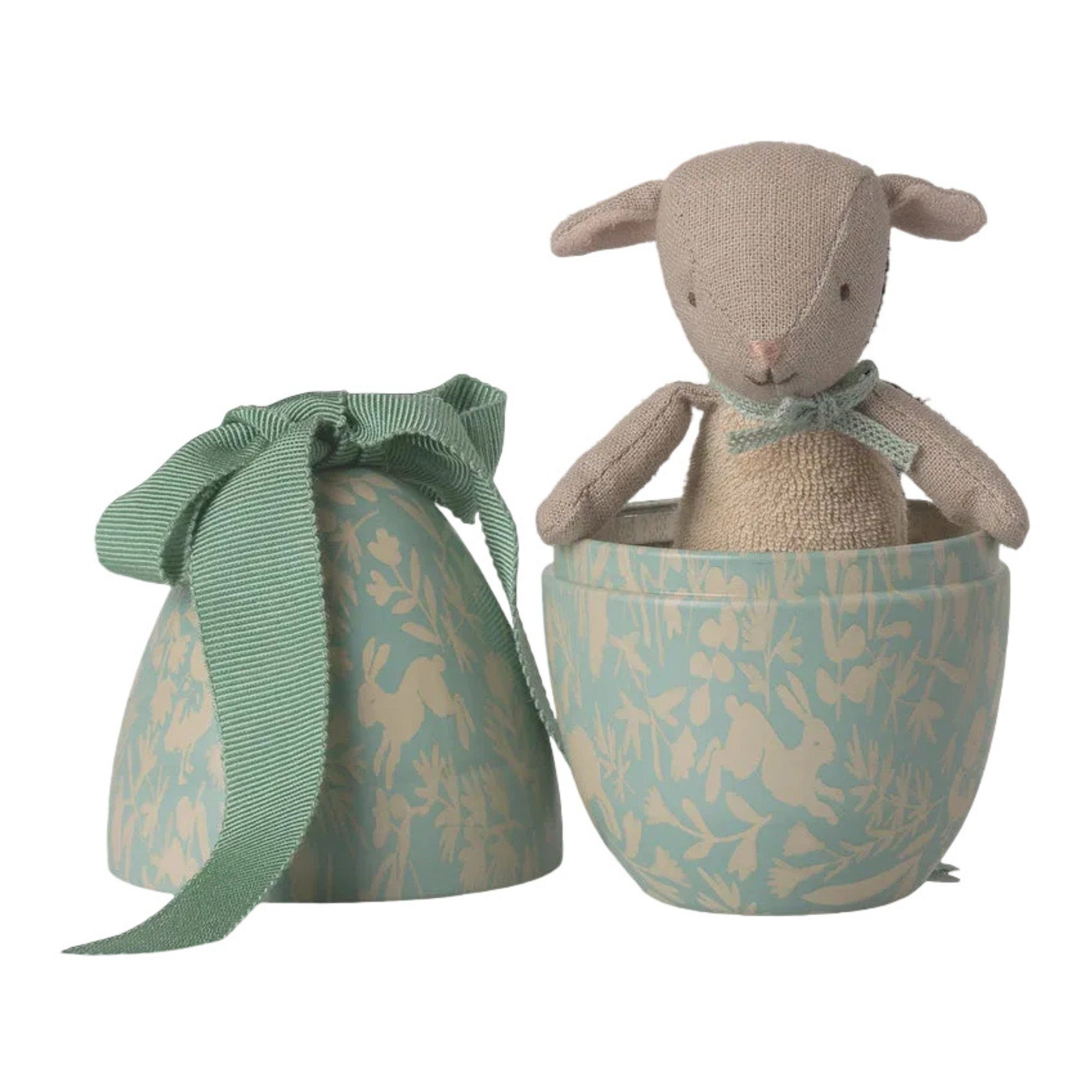 Egg Small with Micro Lamb - Dusty Mint | Maileg