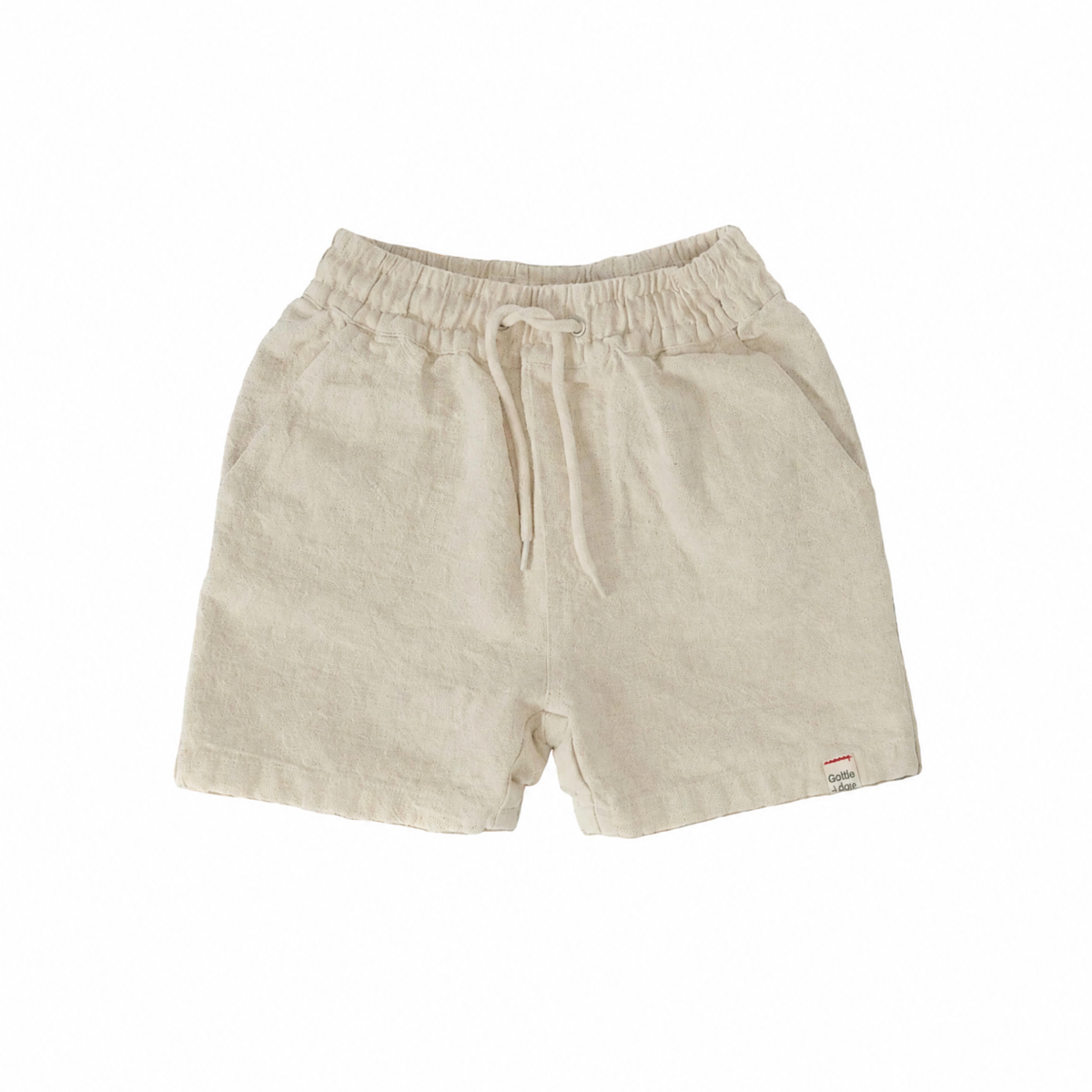 Cotton Linen Shorts - Natural | Goldie + Ace