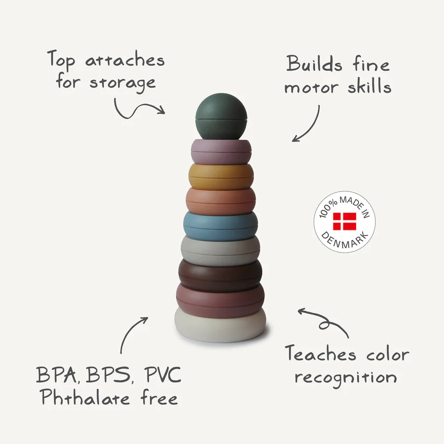 Stacking Ring Tower - Rustic | Mushie