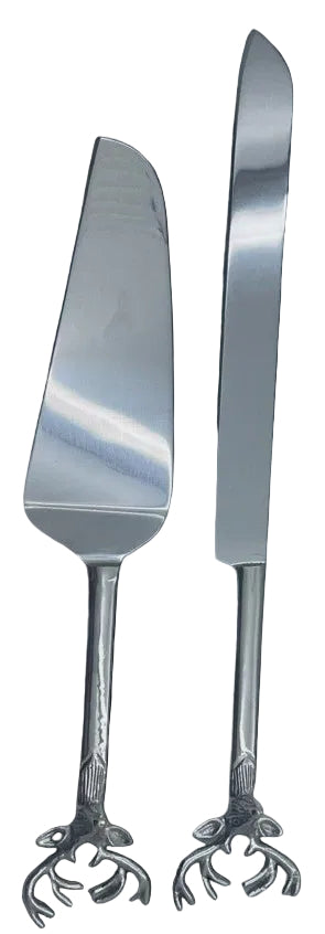 Stag Cake Serving Set | Blue Goose